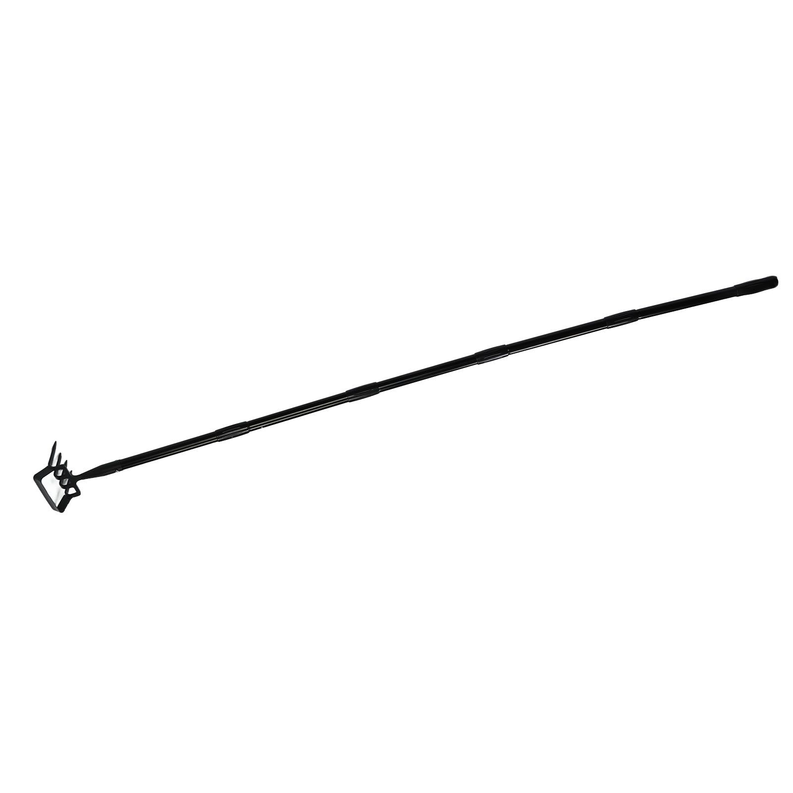 Weeding Rake Adjustable Length Stainless Steel Ergonomic Handle Hand Rake Garden Tool for Cultivating Loosening 5 Sections - Image 5