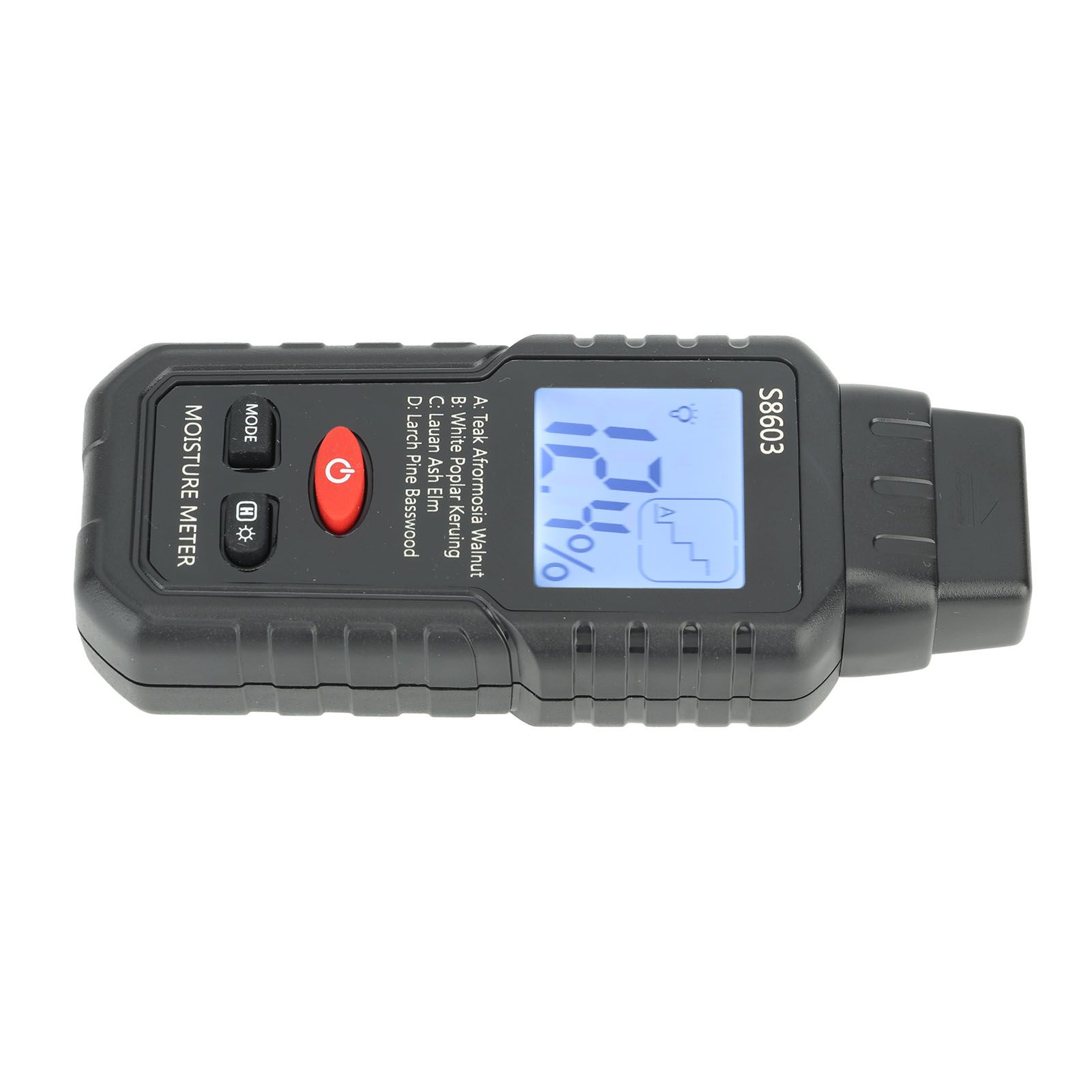 Digital Wood Moisture Meter ABS Wood Humidity Tester Light Weight Timber Damp Detector for Home Garden Yard - Image 3