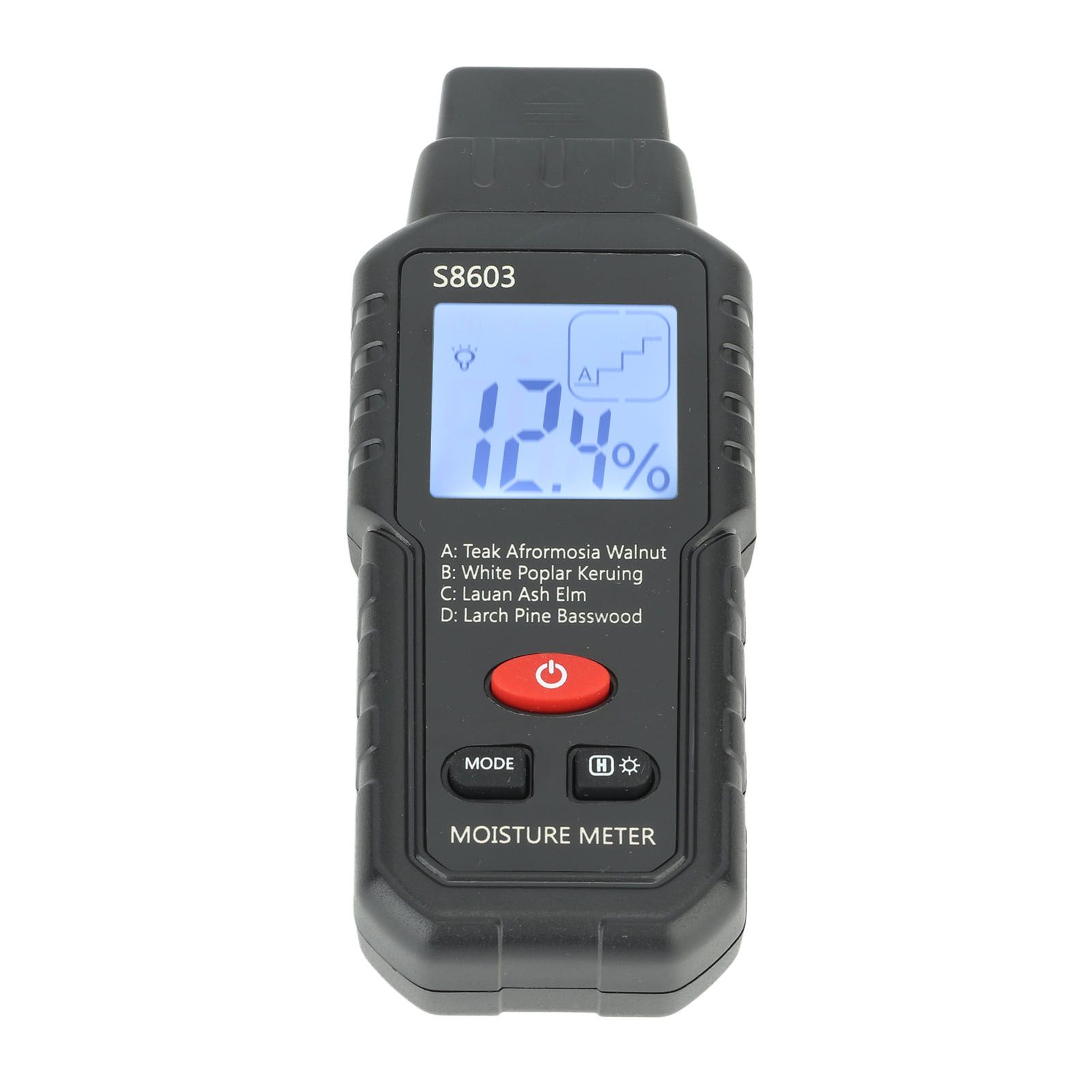Digital Wood Moisture Meter ABS Wood Humidity Tester Light Weight Timber Damp Detector for Home Garden Yard - Image 4
