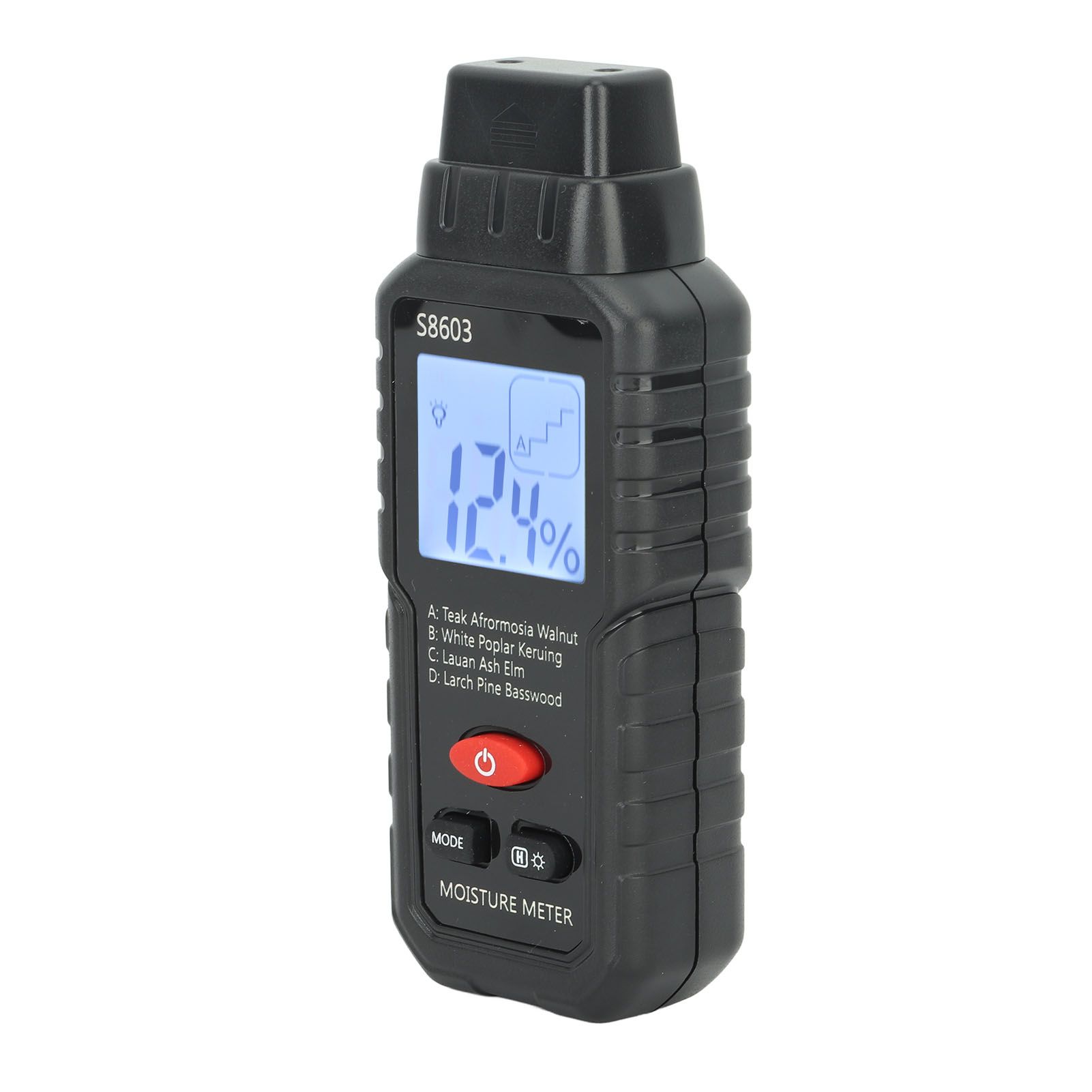 Digital Wood Moisture Meter ABS Wood Humidity Tester Light Weight Timber Damp Detector for Home Garden Yard - Image 8