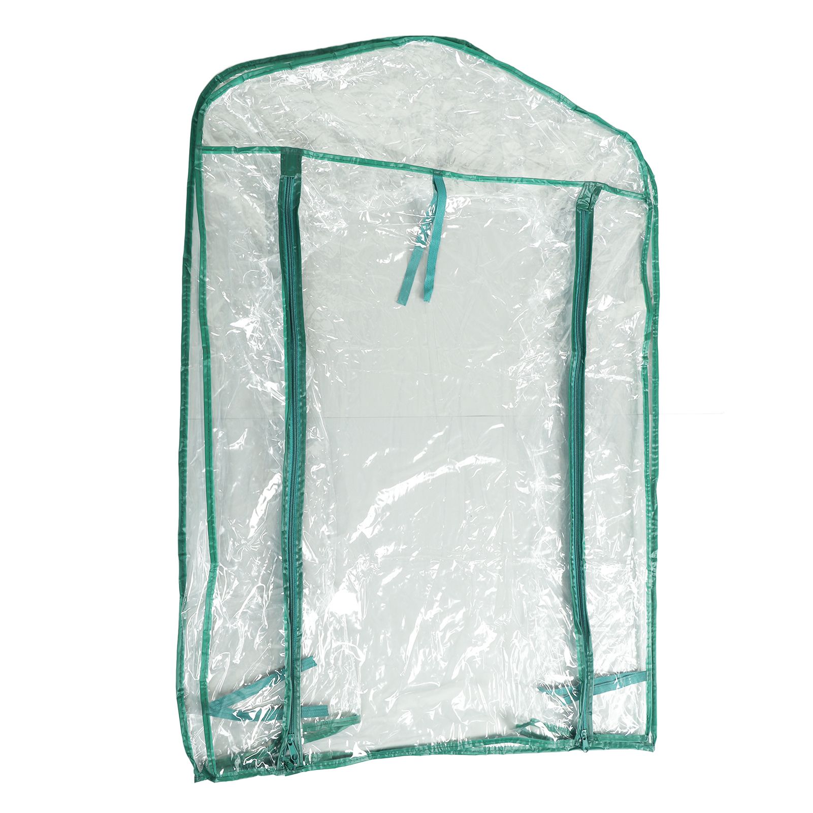 Greenhouse Replacement Cover Transparent PVC 69x49x92cm Mini Plant Cover for 2 Tier Shelves - Image 2