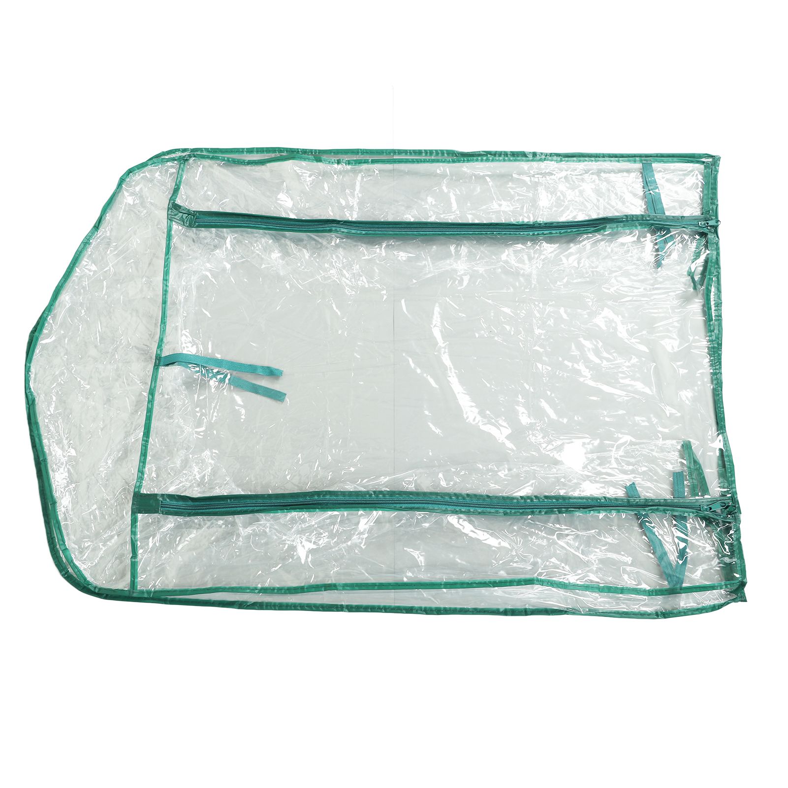 Greenhouse Replacement Cover Transparent PVC 69x49x92cm Mini Plant Cover for 2 Tier Shelves - Image 3