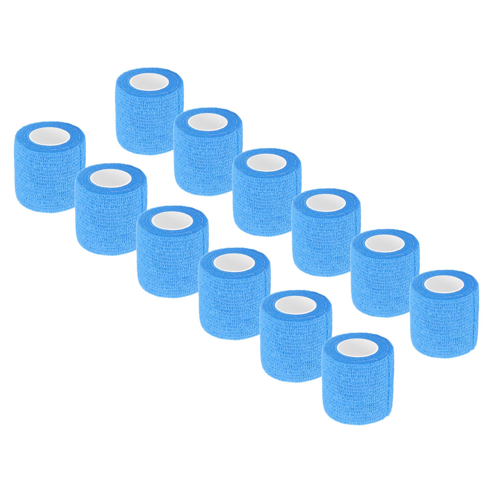 12 Pack 4.5M Animal Elastic Bandage Self Adhesive Cow Hoof Repairing Bandage Non Woven Polyester Waterproof for Livestock Blue - Image 4