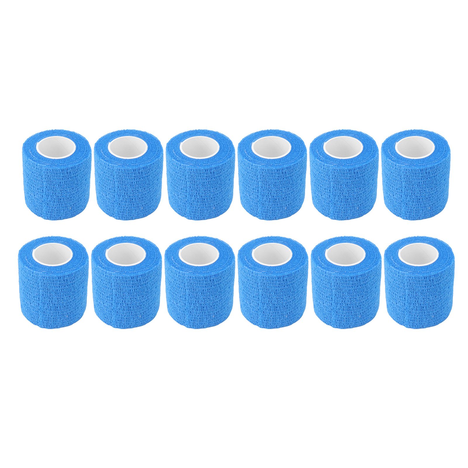 12 Pack 4.5M Animal Elastic Bandage Self Adhesive Cow Hoof Repairing Bandage Non Woven Polyester Waterproof for Livestock Blue - Image 6