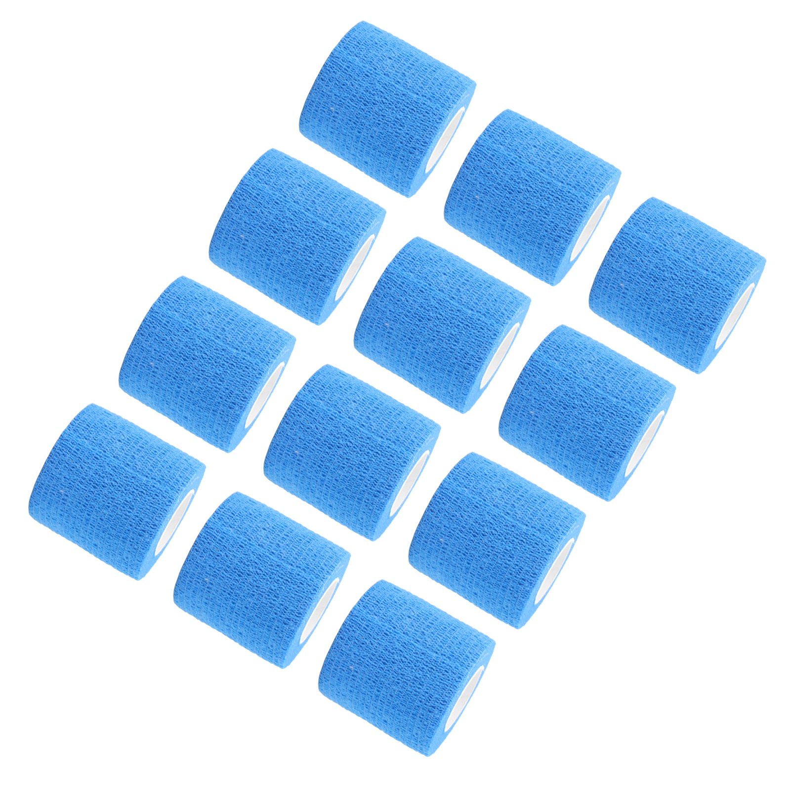 12 Pack 4.5M Animal Elastic Bandage Self Adhesive Cow Hoof Repairing Bandage Non Woven Polyester Waterproof for Livestock Blue - Image 7