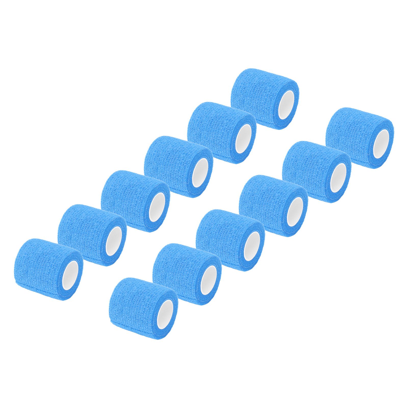 12 Pack 4.5M Animal Elastic Bandage Self Adhesive Cow Hoof Repairing Bandage Non Woven Polyester Waterproof for Livestock Blue - Image 8