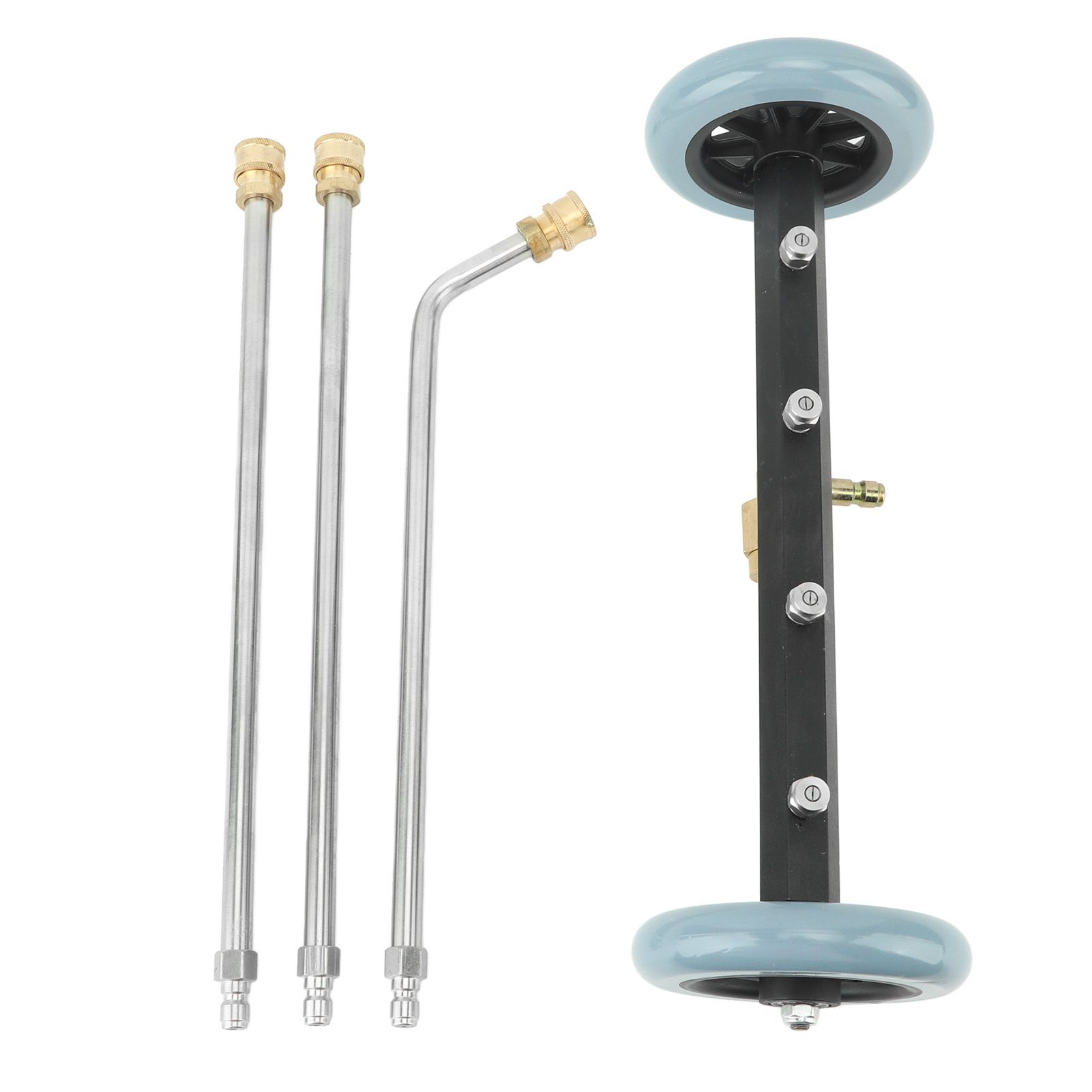 Undercarriage Cleaner Stainless Steel Brass 4000 Psi Undercarriage Cleaner Water Broom 1/4in Quick Connect for Home Road Car - Image 1