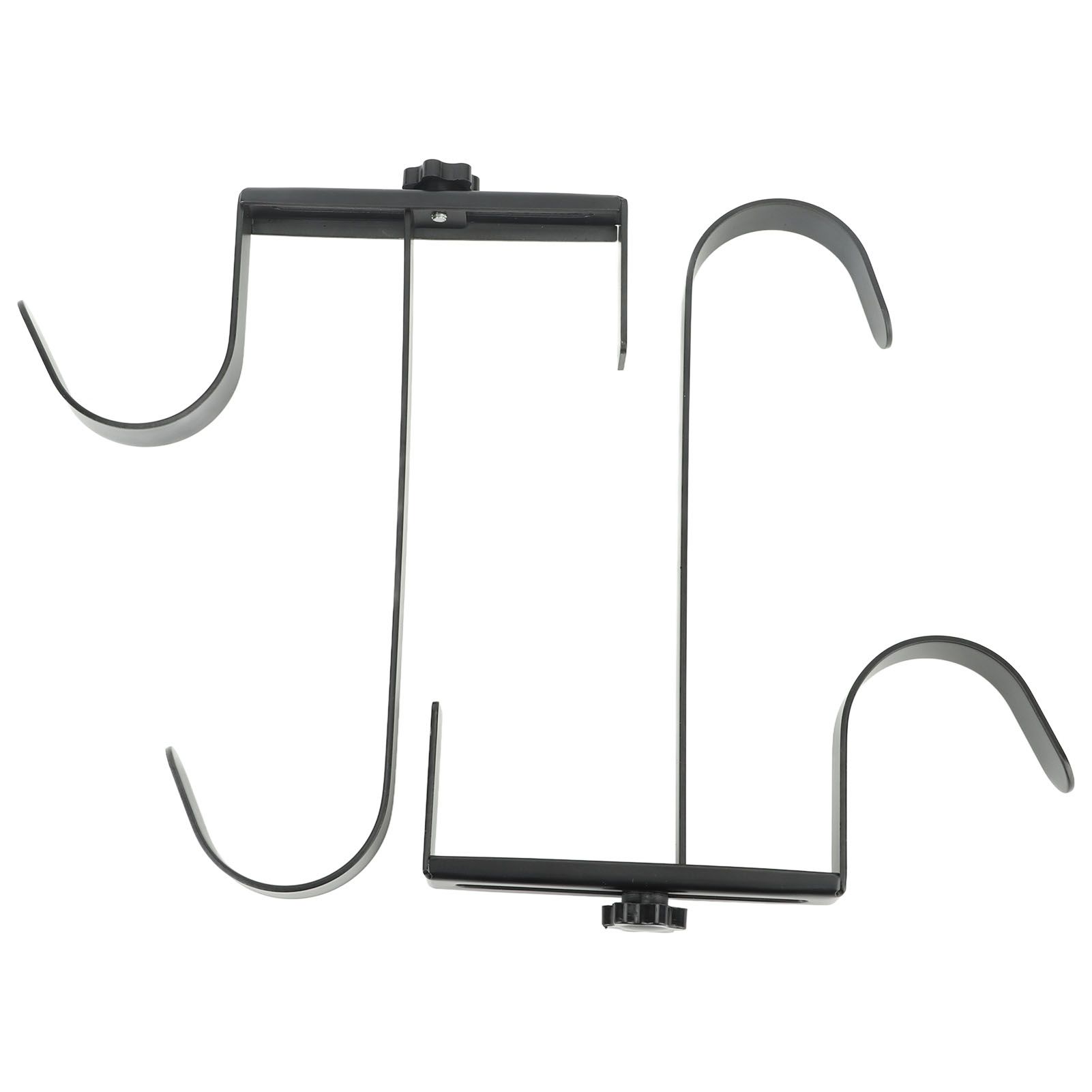2Pcs Pool Pole Hanger Adjustable Metal Iron Pool Pole Hook Hanger Pool Accessories for Pool Poles Pool Fence Wall - Image 2