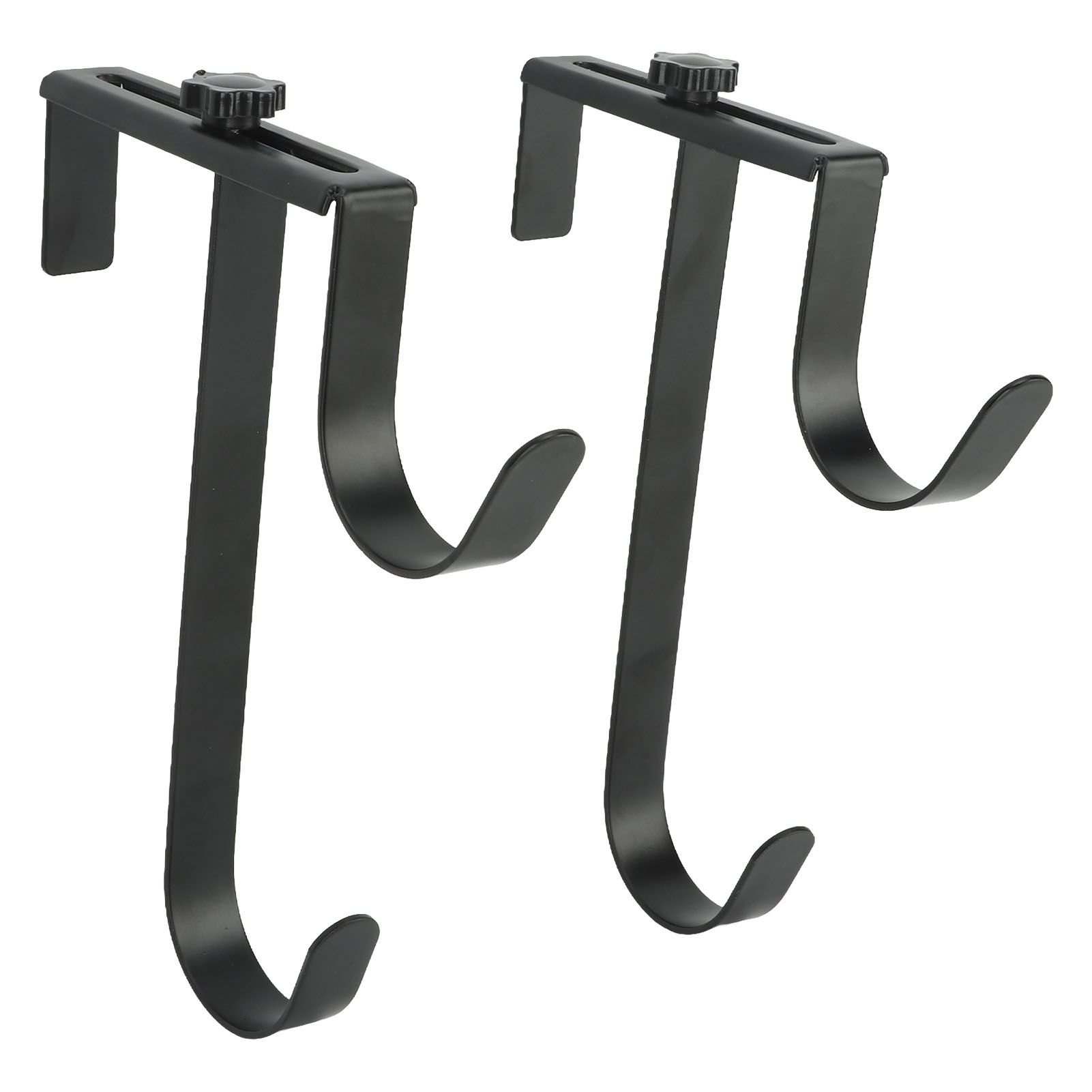 2Pcs Pool Pole Hanger Adjustable Metal Iron Pool Pole Hook Hanger Pool Accessories for Pool Poles Pool Fence Wall - Image 3