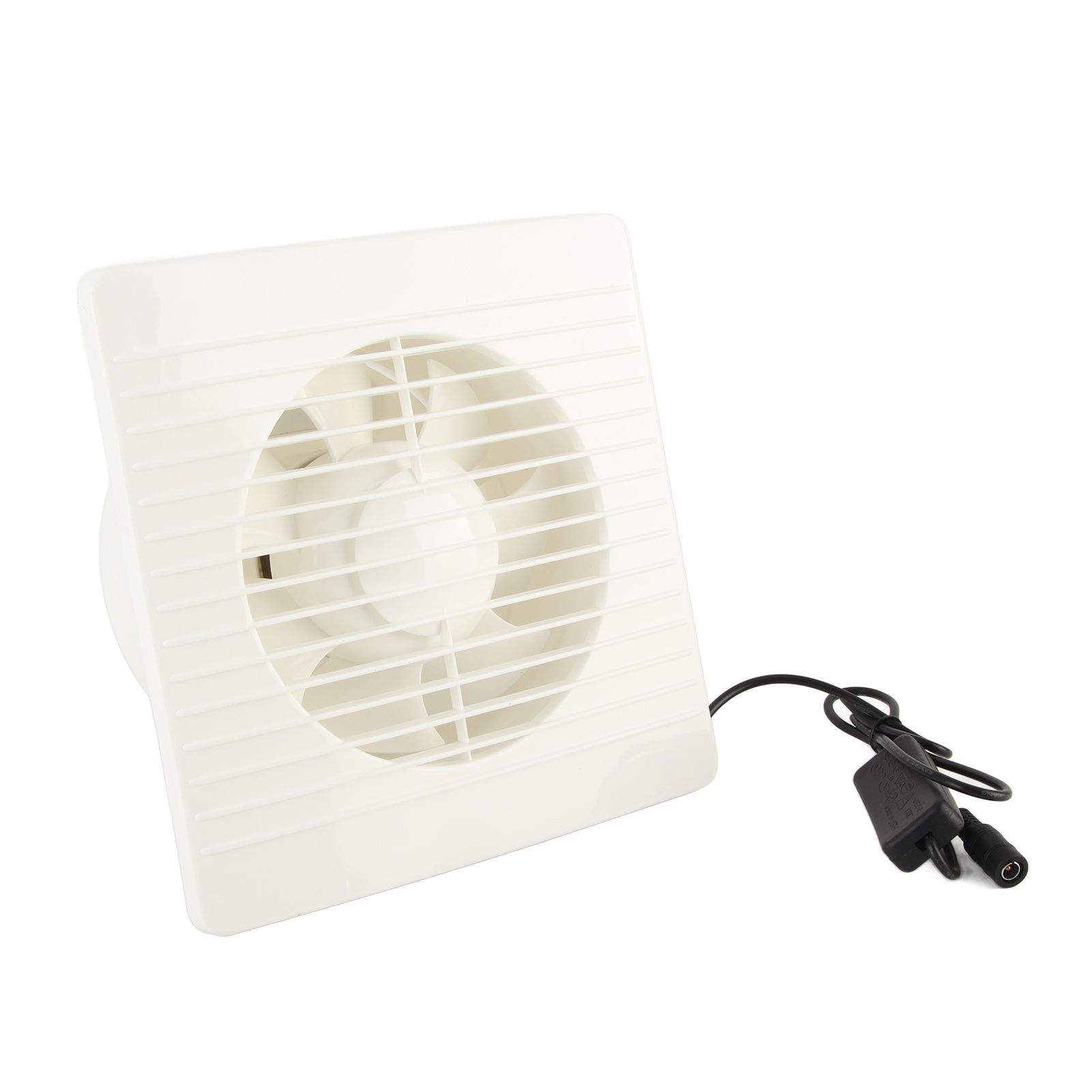 Solar Exhaust Fan 50W 6in ABS Protective Mesh IP67 Waterproof Ventilator for Greenhouses Pet Houses - Image 2