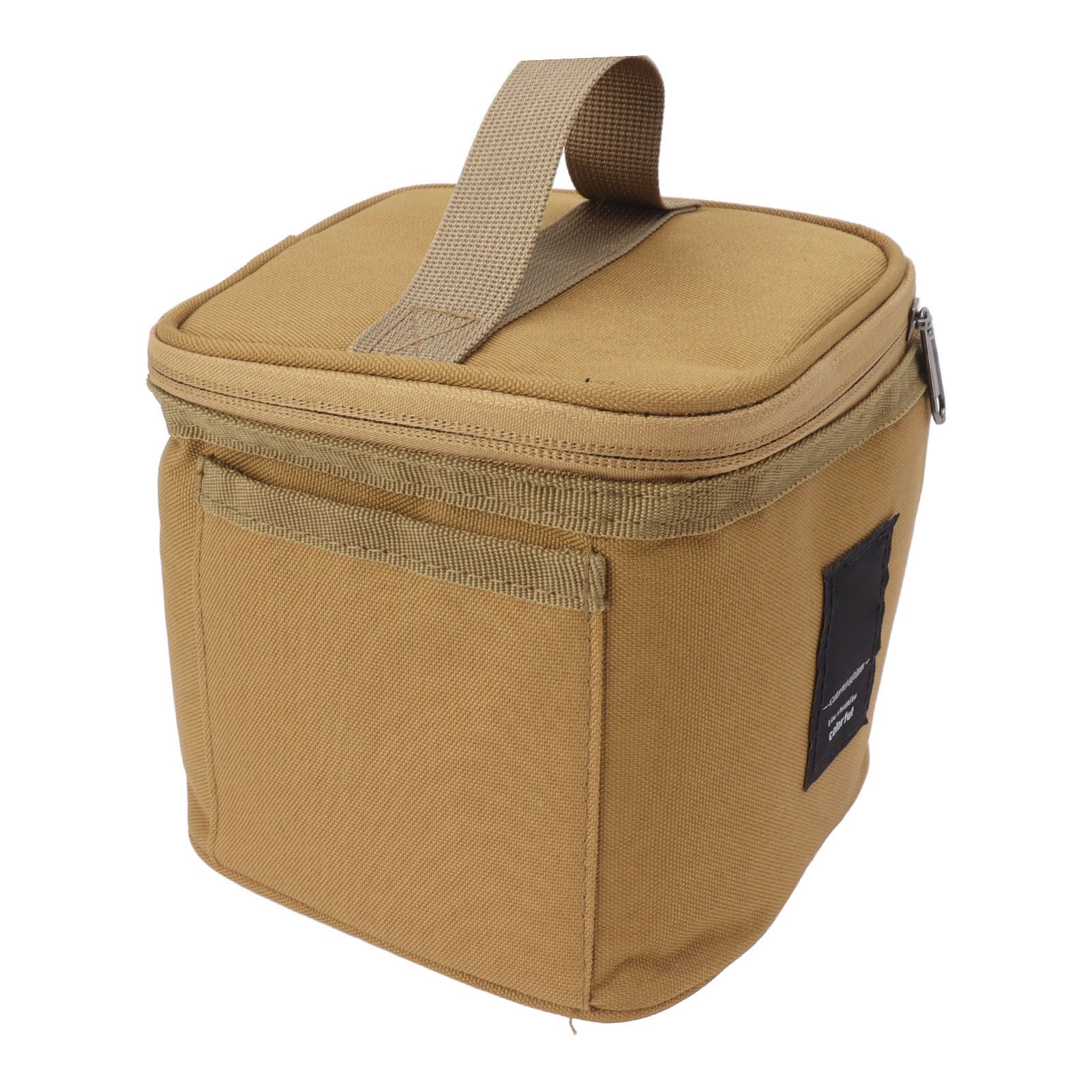 Spice Bottle Carry Bag Removable Inner Divider Oxford Cloth Portable Seasoning Jar Bag for BBQ Picnic Camping Khaki - Image 8