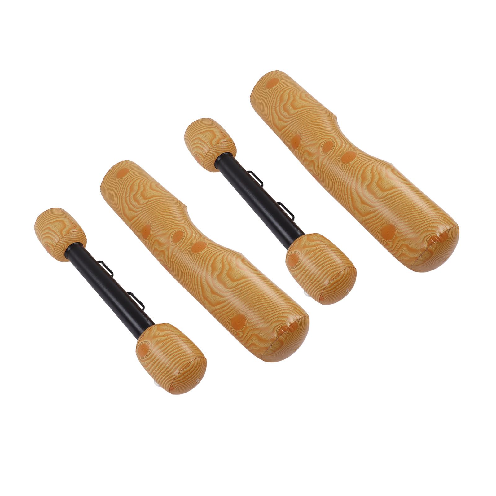 2 PCS Wood Grain Inflatable Floating Row Pool Floats Floating Log Raft Toys Outdoor Party Water Sports Games for Adults Kids - Image 8
