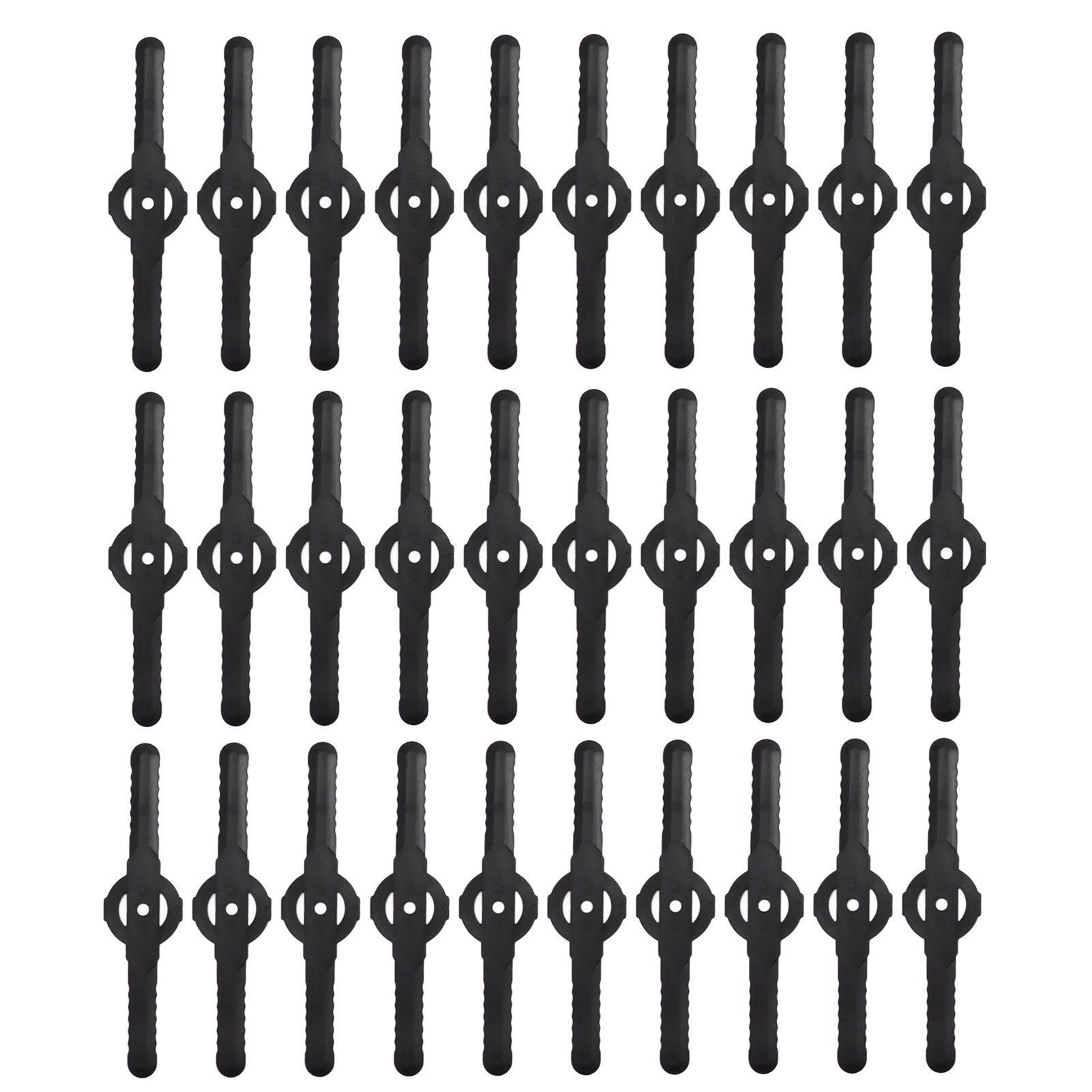 30PCS Trimmer Head Blades Replace Electric Weed Trimmer Long Blade Mowing Accessories for Garden Lawn - Image 1