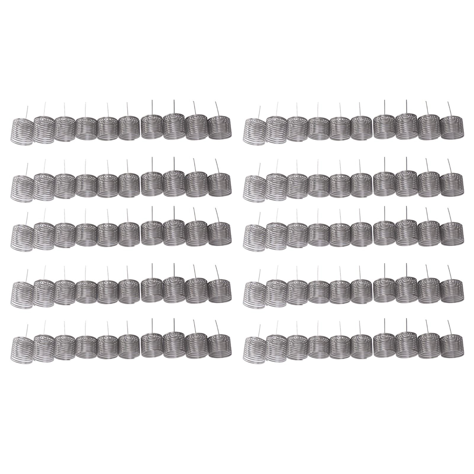 100PCS Fertilizer Mesh Basket Column Shape Stainless Steel Nutrition Box Tools for Garden Nursery Large - Image 3