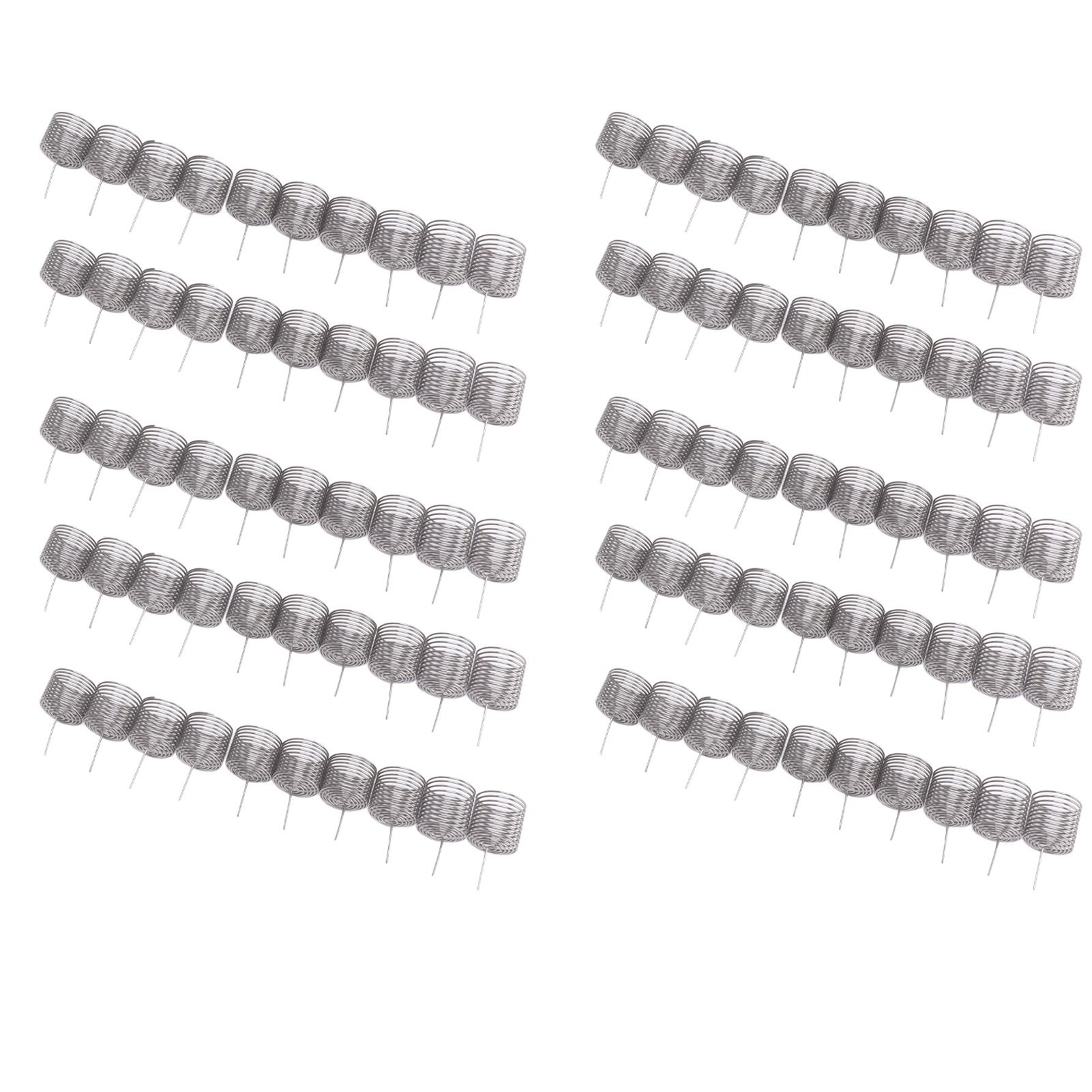 100PCS Fertilizer Mesh Basket Column Shape Stainless Steel Nutrition Box Tools for Garden Nursery Large - Image 5