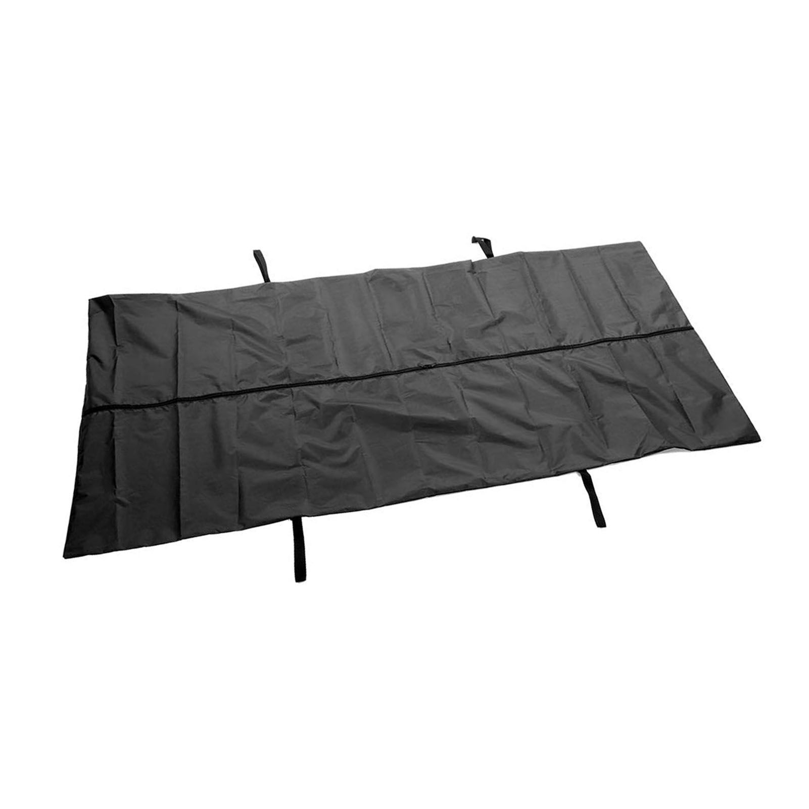 Black Emergency Cadaver Body Bag Oxford Cloth Body Storage Bag 210D Waterproof for Funeral Hospital Transportation 150x60cm/59.1x23.6in - Image 8