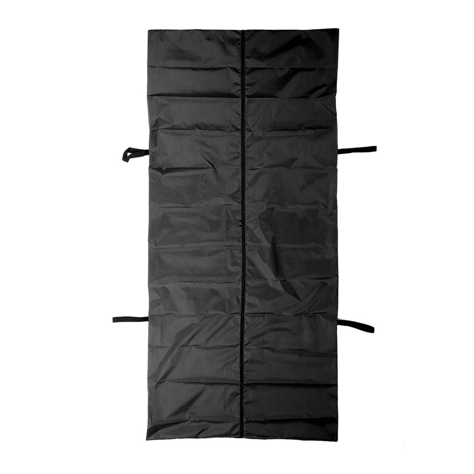 Black Emergency Cadaver Body Bag Oxford Cloth Body Storage Bag 210D Waterproof for Funeral Hospital Transportation 210x75cm/82.7x29.5in - Image 7