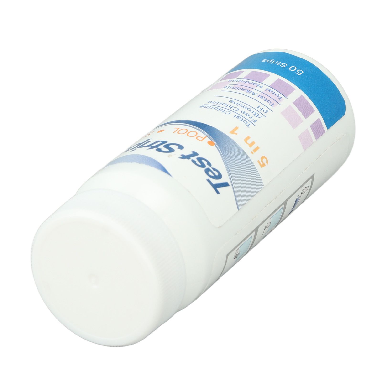 50pcs Swimming Pool Test Papers 5 in 1 Test Water Quality PH Cl Total Alkali Free Chlorine Pool Test Strips - Image 6