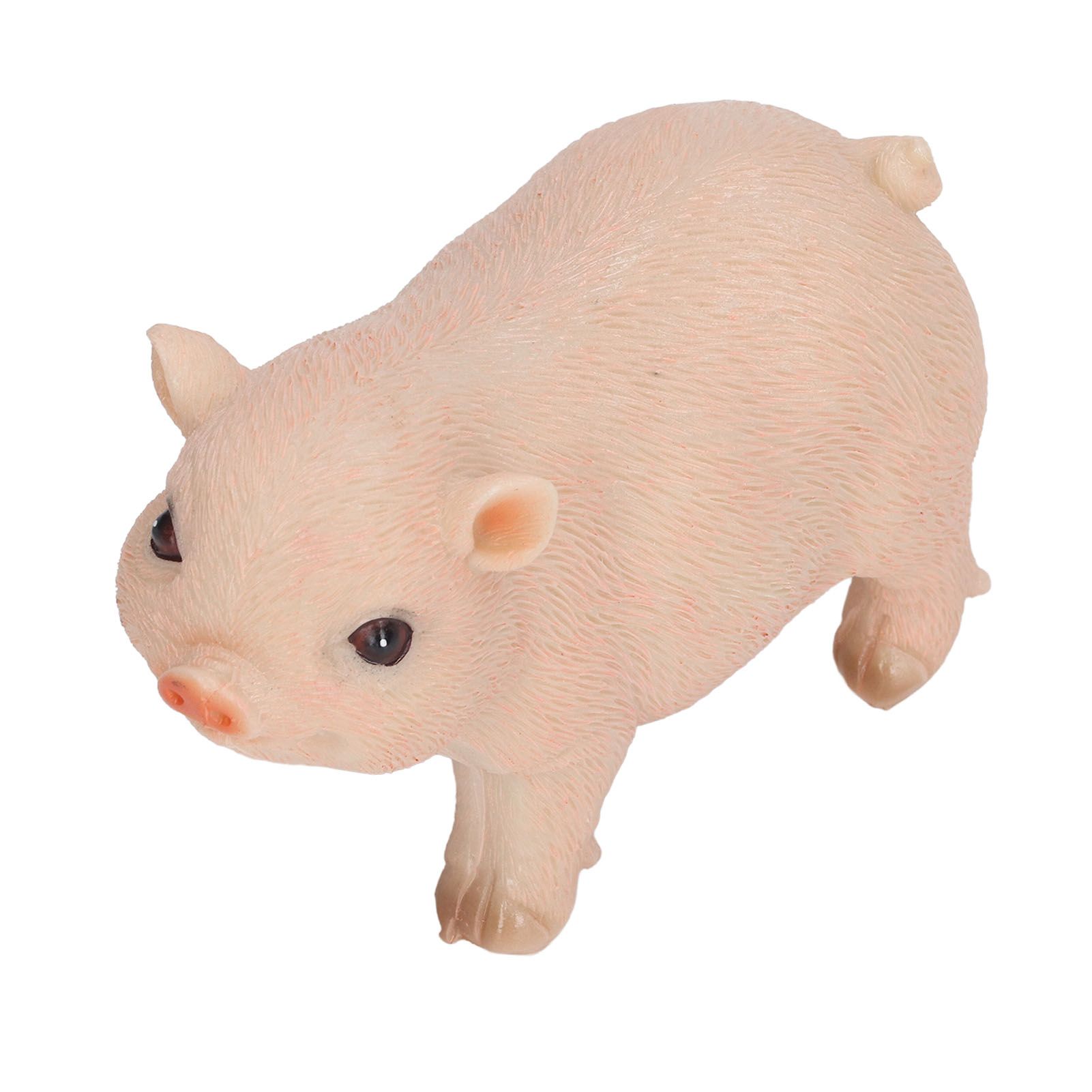 Cute Pig Garden Statue Resin Animals Figurine Outdoor Sculpture Resin Lawn Ornament Mini Pink - Image 3