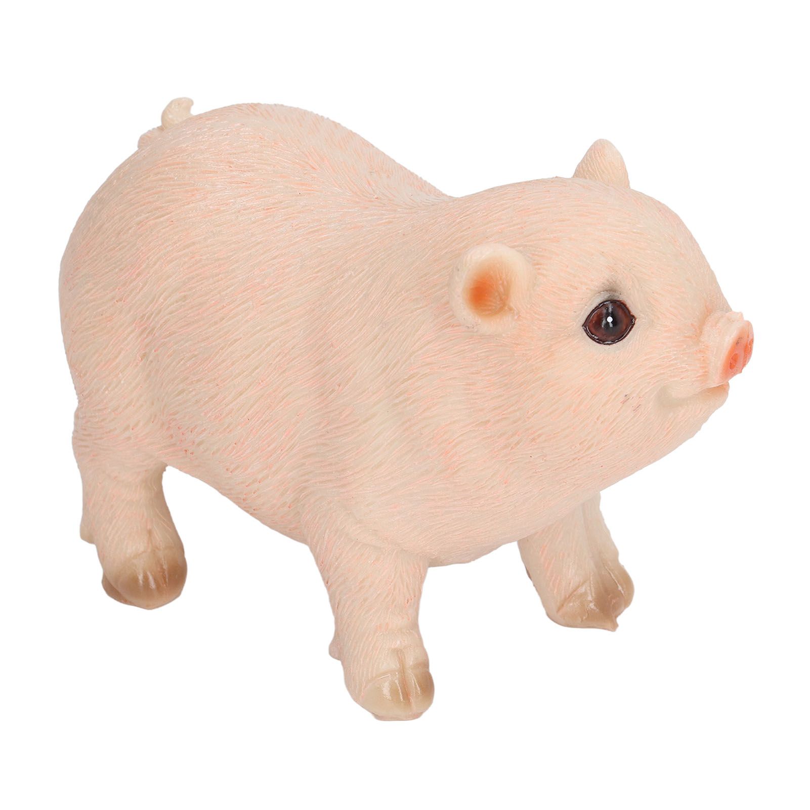 Cute Pig Garden Statue Resin Animals Figurine Outdoor Sculpture Resin Lawn Ornament Mini Pink - Image 5