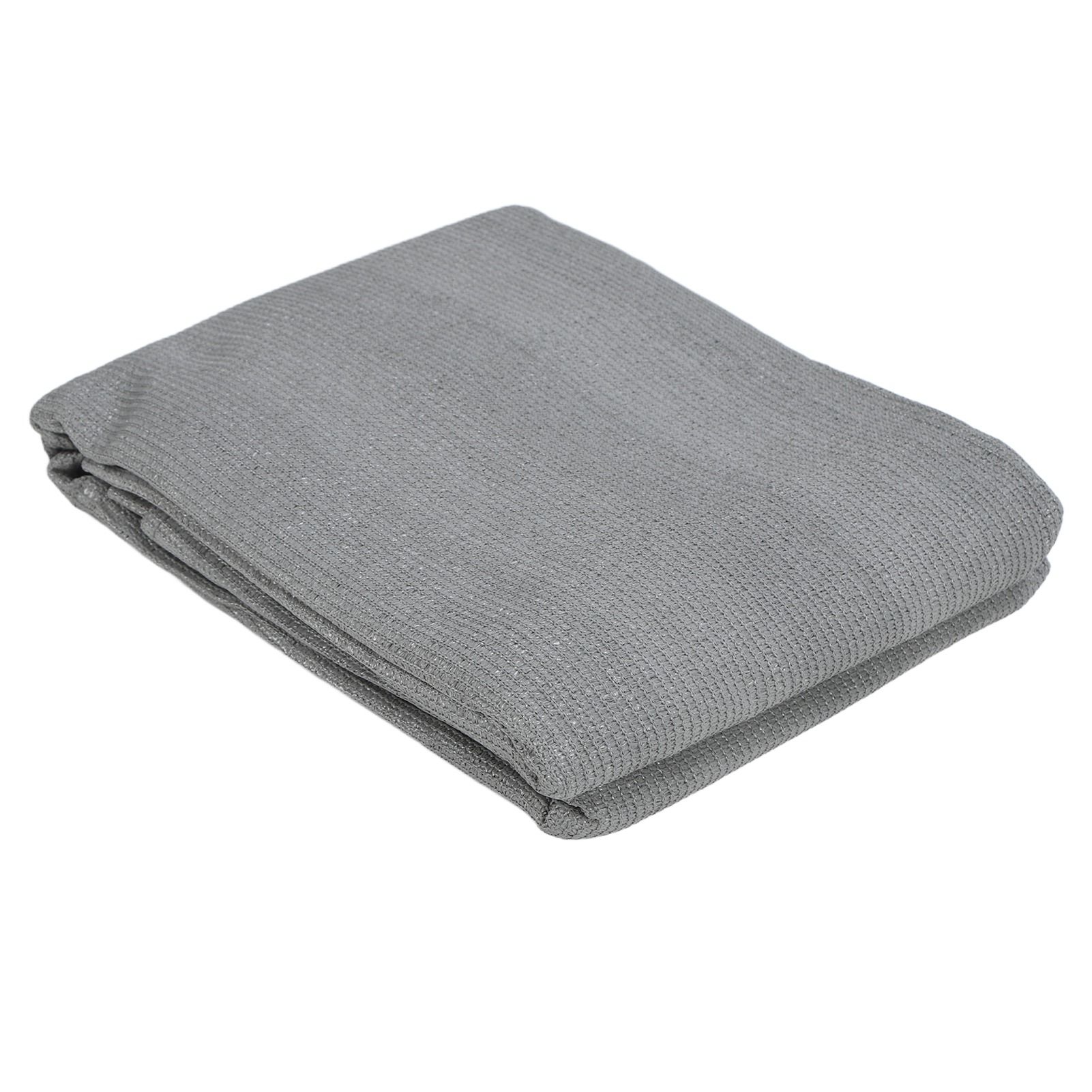 Balcony Privacy Screen Fence Cover HDPE UV Protection Privacy Screen Fence for Deck Patio Backyard Outdoor Pool Light Gray - Image 2