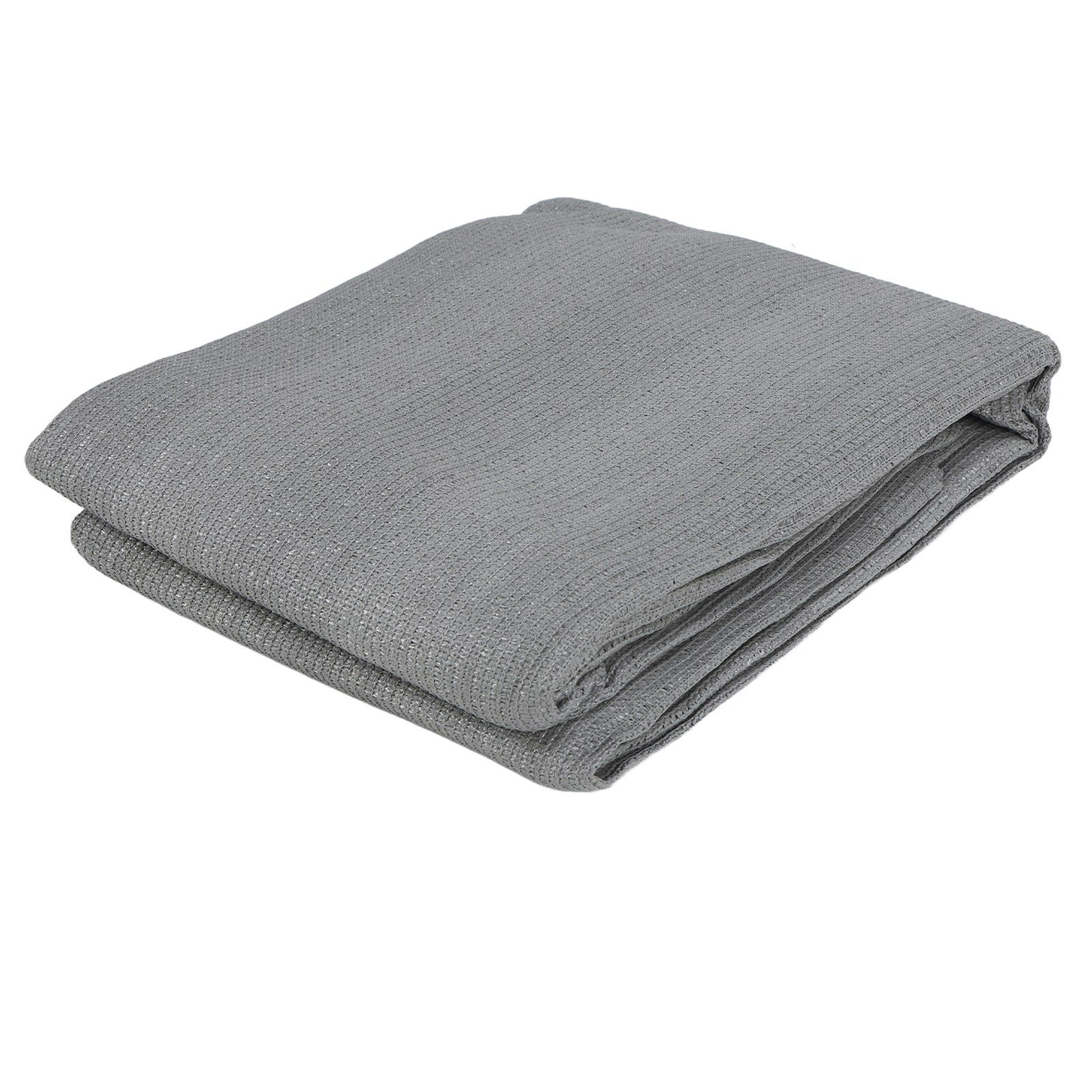 Balcony Privacy Screen Fence Cover HDPE UV Protection Privacy Screen Fence for Deck Patio Backyard Outdoor Pool Light Gray - Image 3