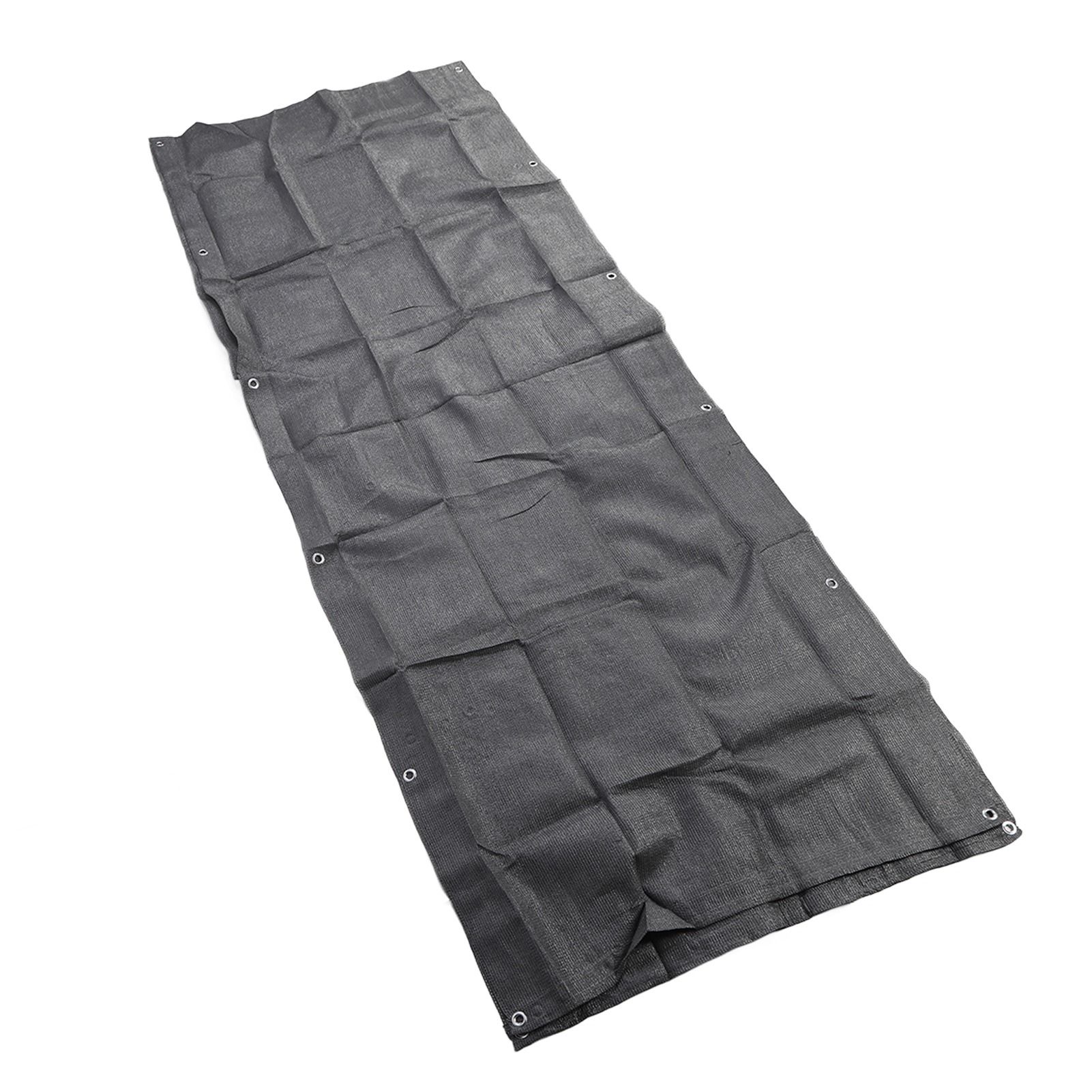 Balcony Privacy Screen Fence Cover HDPE UV Protection Privacy Screen Fence for Deck Patio Backyard Outdoor Pool Dark Gray - Image 5