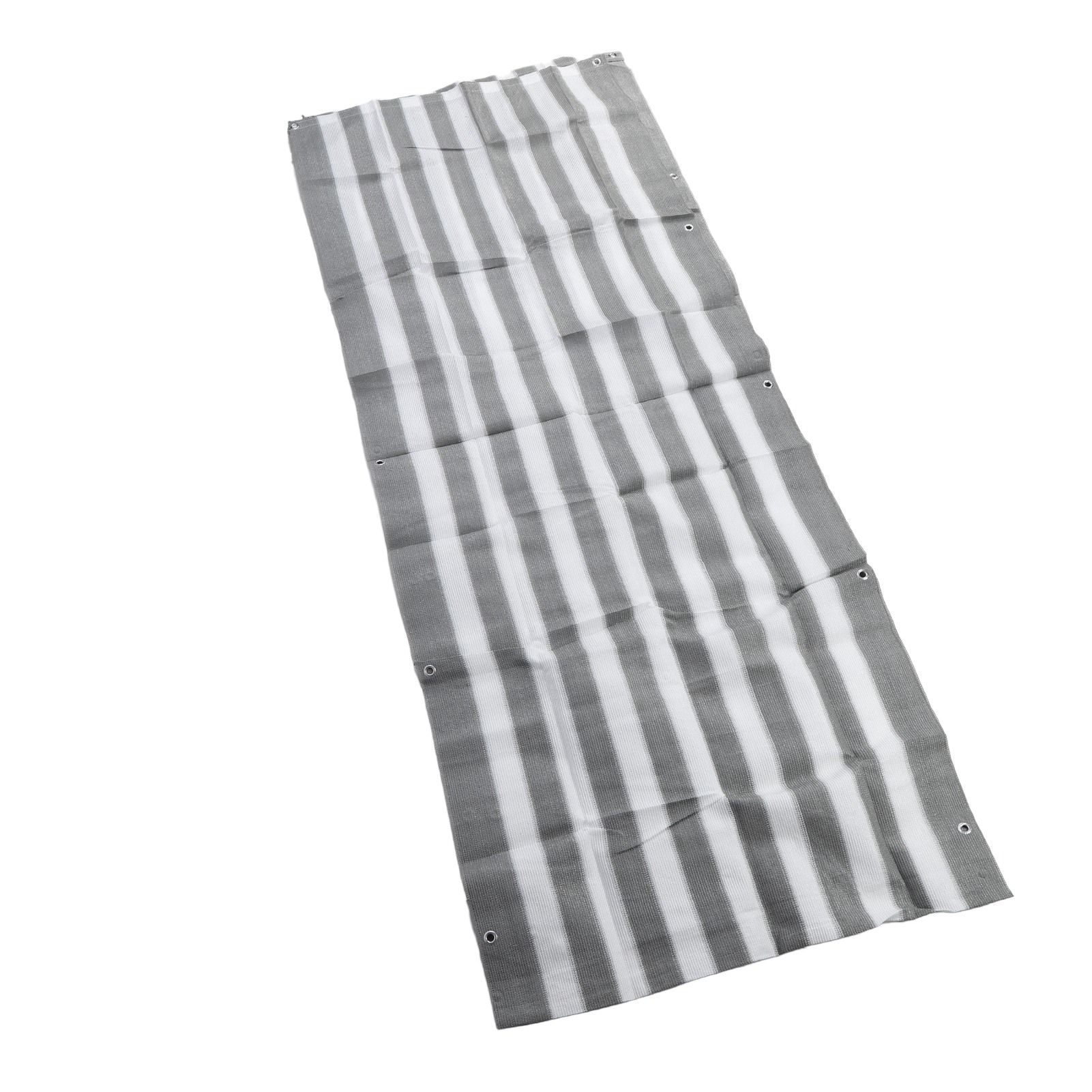 Balcony Privacy Screen Fence Cover HDPE UV Protection Privacy Screen Fence for Deck Patio Backyard Outdoor Pool Greyish White - Image 8