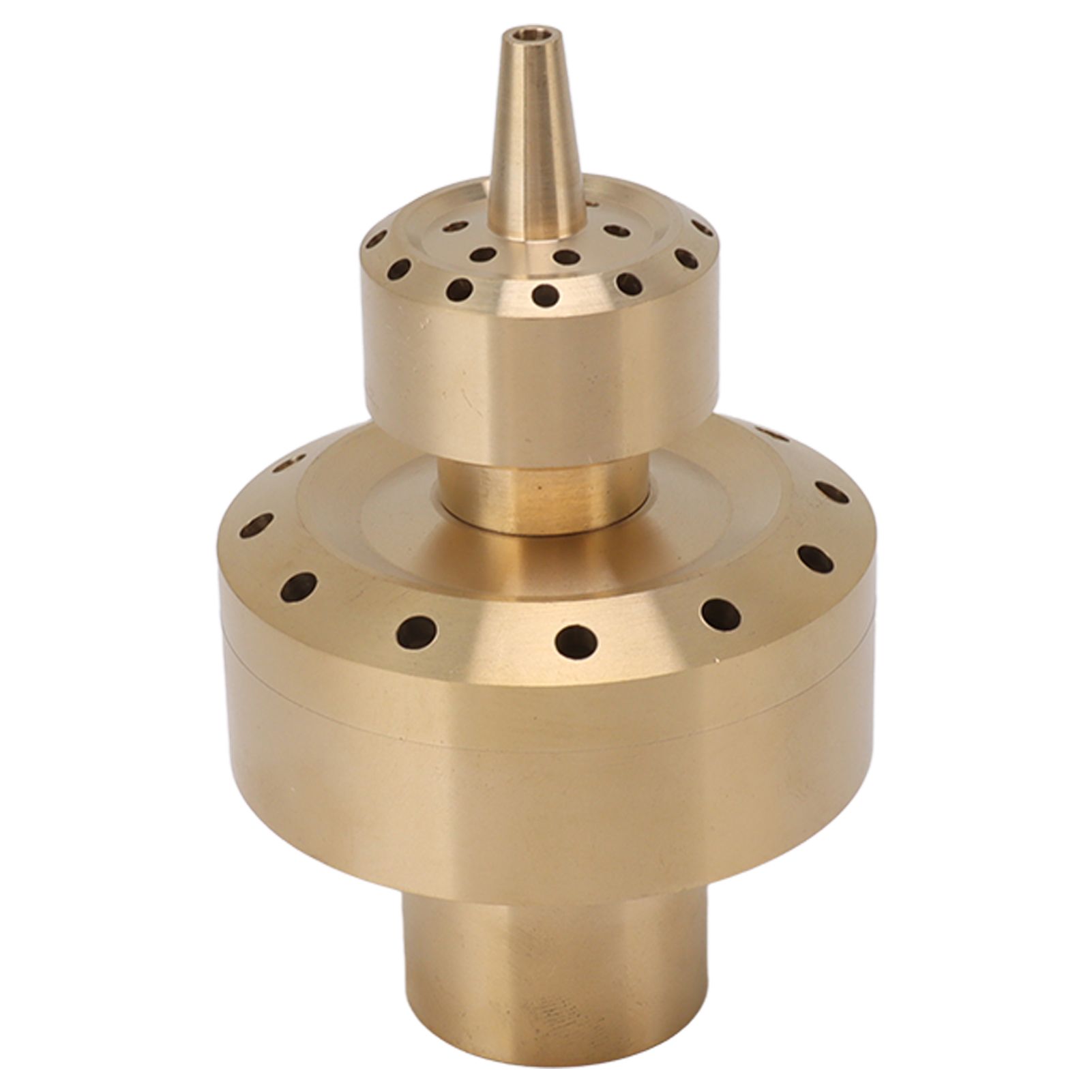 Copper Double Column Fountain Nozzle Music Fountain Landscape Scenery Nozzle Water Fountain Nozzle G1.5in - Image 1