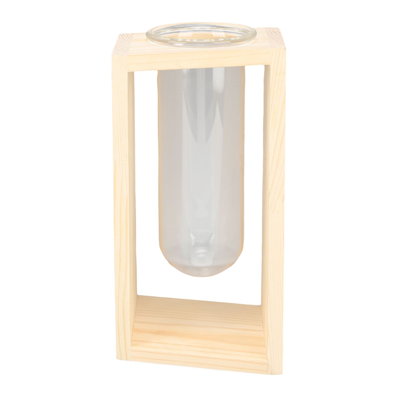 Glass Test Tube Plant Terrarium Multipurpose Innovative Hand Crafted Desktop Plant Terrarium for Hydroponic Plants Logs - Image 1