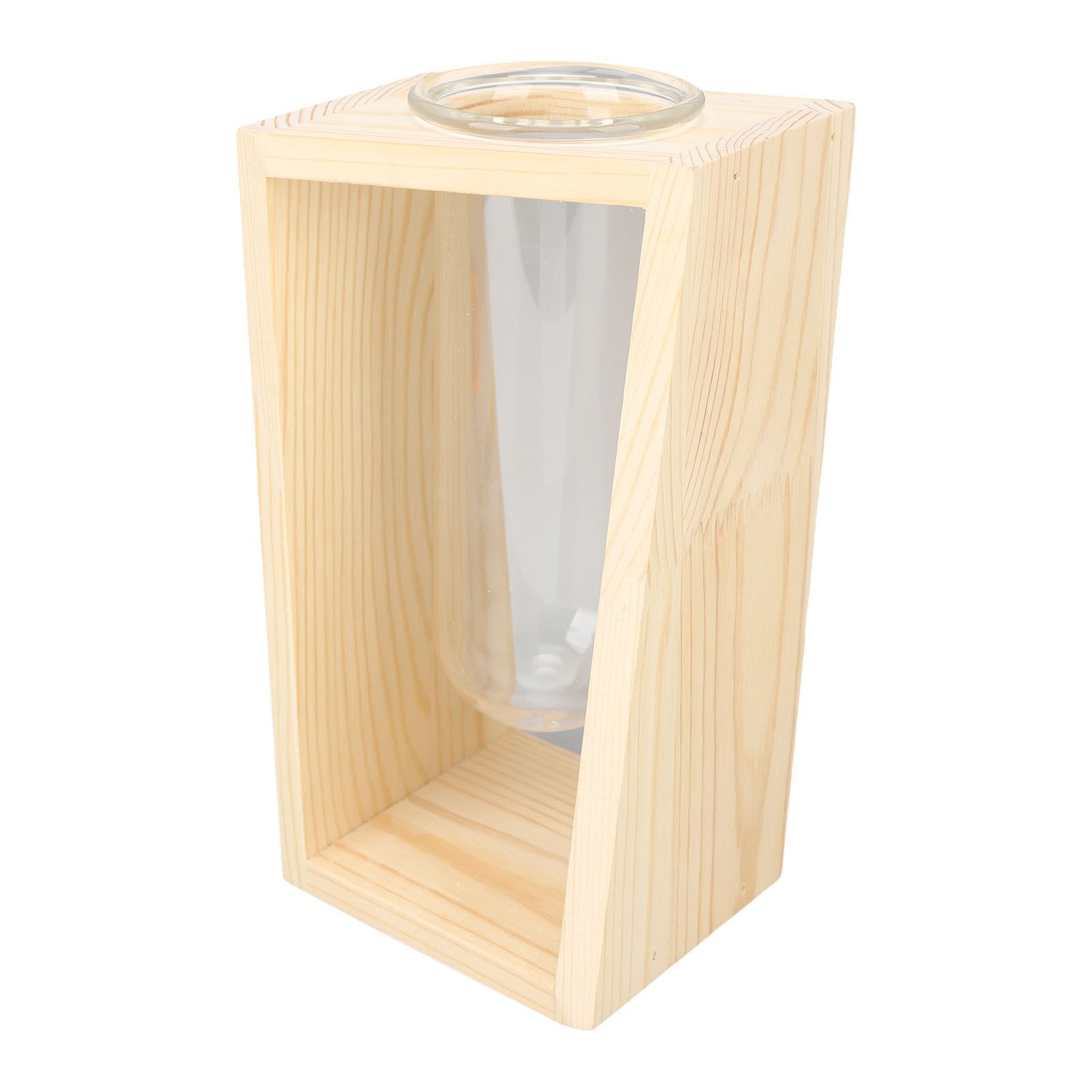Glass Test Tube Plant Terrarium Multipurpose Innovative Hand Crafted Desktop Plant Terrarium for Hydroponic Plants Logs - Image 4