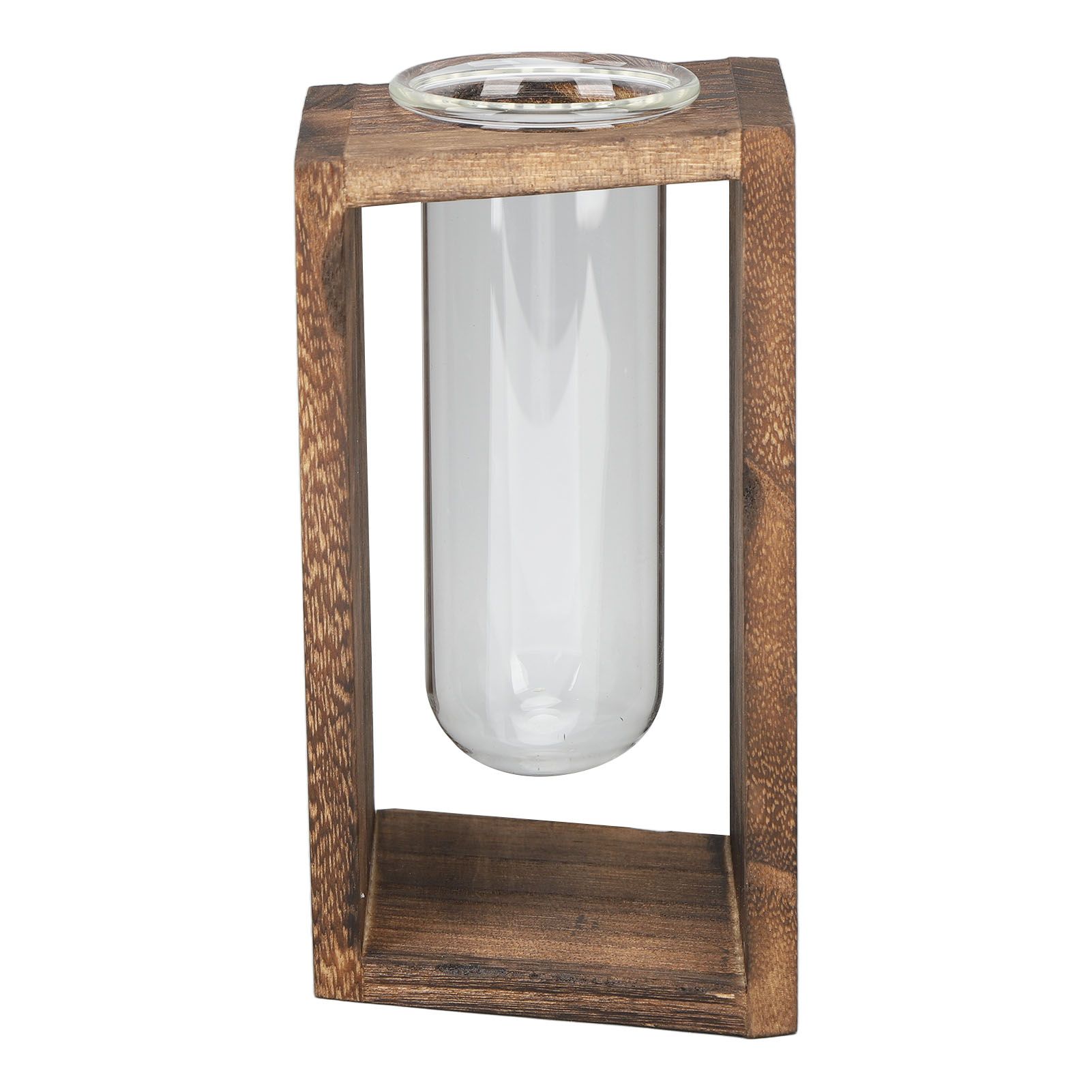 Glass Test Tube Plant Terrarium Multipurpose Innovative Hand Crafted Desktop Plant Terrarium for Hydroponic Plants Carbon Grill - Image 1