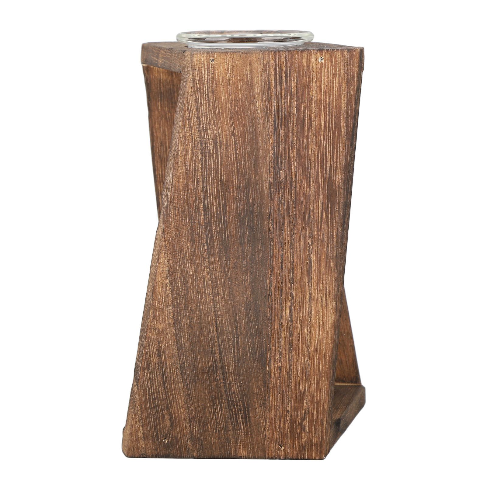 Glass Test Tube Plant Terrarium Multipurpose Innovative Hand Crafted Desktop Plant Terrarium for Hydroponic Plants Carbon Grill - Image 2
