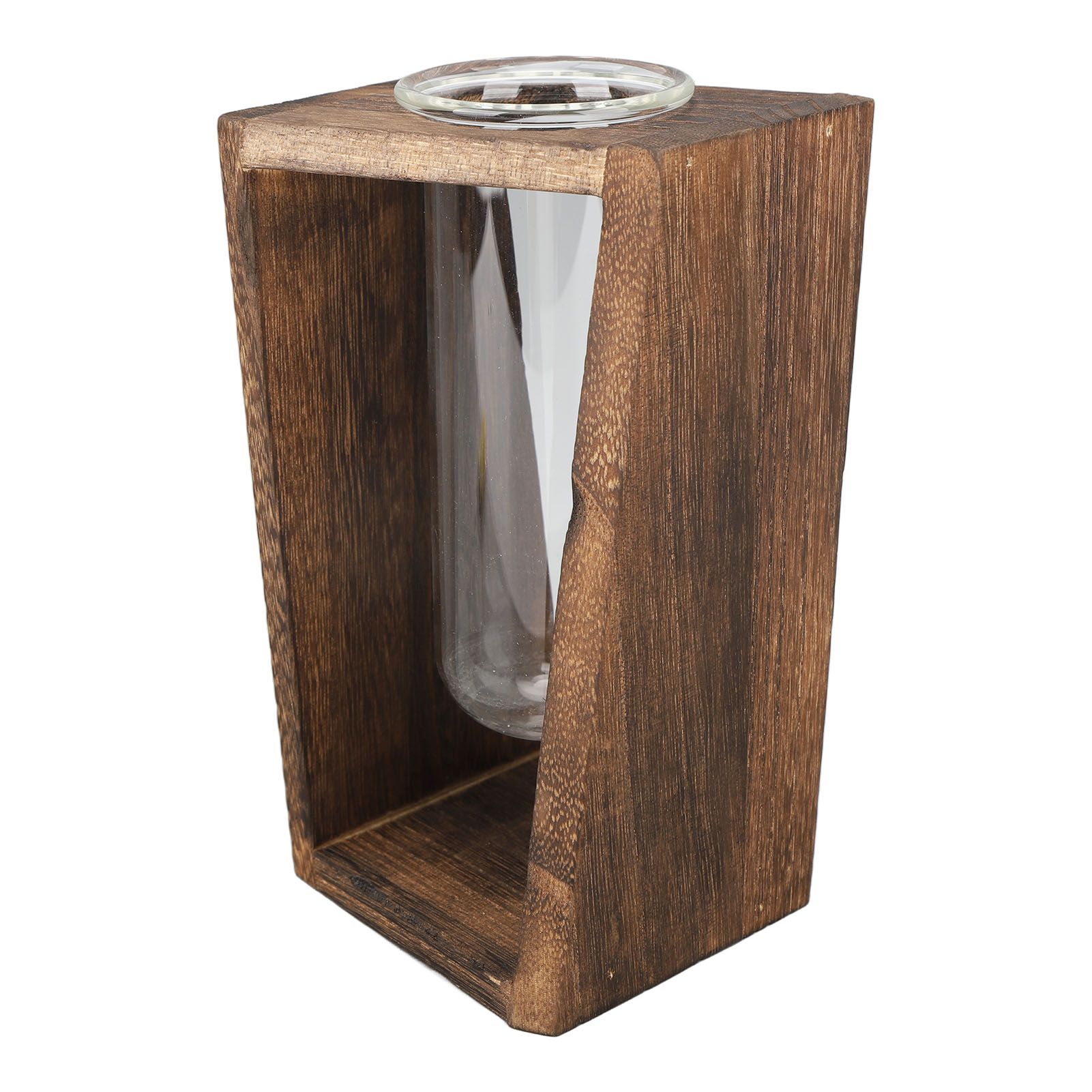 Glass Test Tube Plant Terrarium Multipurpose Innovative Hand Crafted Desktop Plant Terrarium for Hydroponic Plants Carbon Grill - Image 4