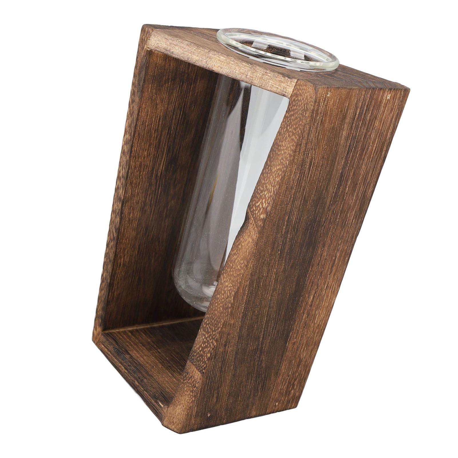 Glass Test Tube Plant Terrarium Multipurpose Innovative Hand Crafted Desktop Plant Terrarium for Hydroponic Plants Carbon Grill - Image 7