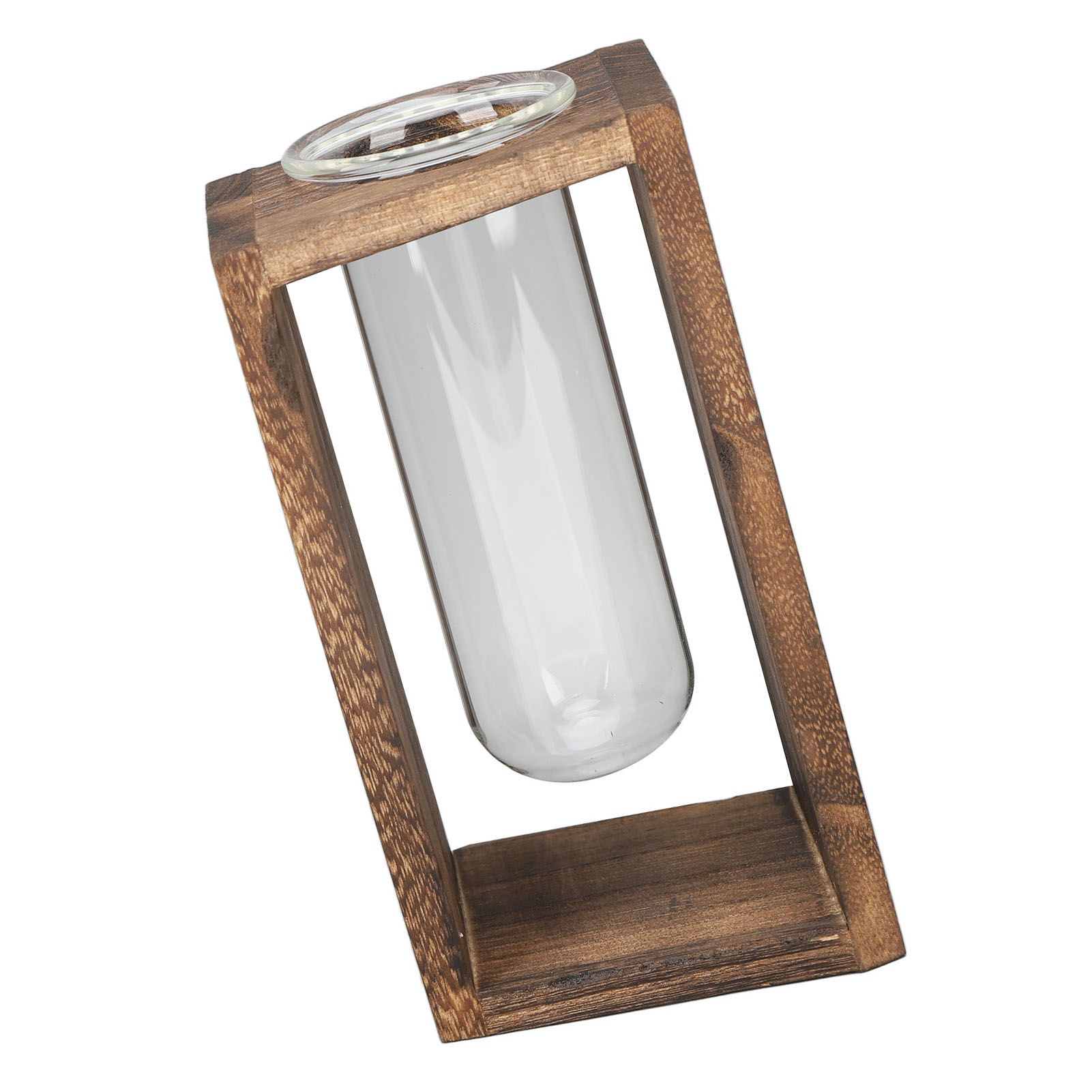 Glass Test Tube Plant Terrarium Multipurpose Innovative Hand Crafted Desktop Plant Terrarium for Hydroponic Plants Carbon Grill - Image 8