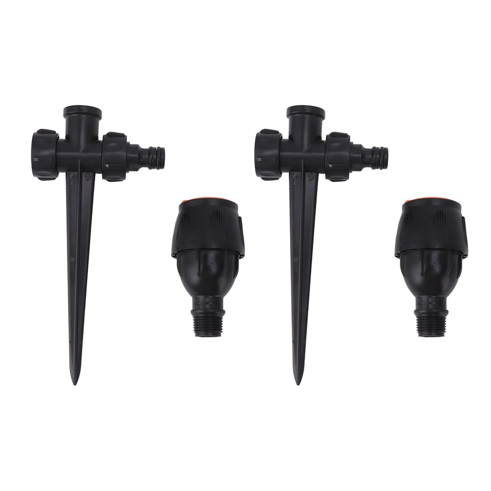 2pcs Garden Sprinklers Plastic 360 Degree Rotating Irrigation Sprinkler Large Area Coverage Sprinkler for Garden Yard Lawn - Image 2
