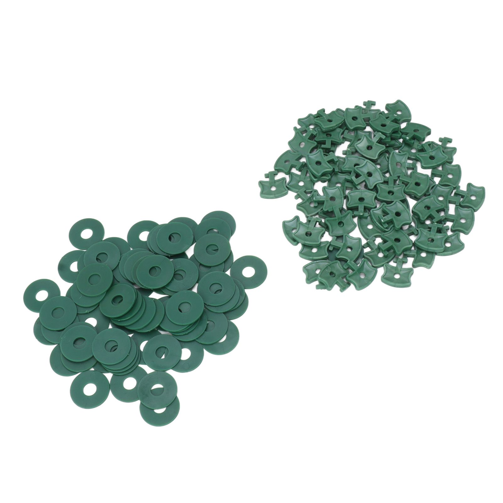 100PCS Greenhouse Twist Clips Plastic Shading Fixing Clips with Washers for Greenhouse Insulation Bubble Netting Wrap - Image 2