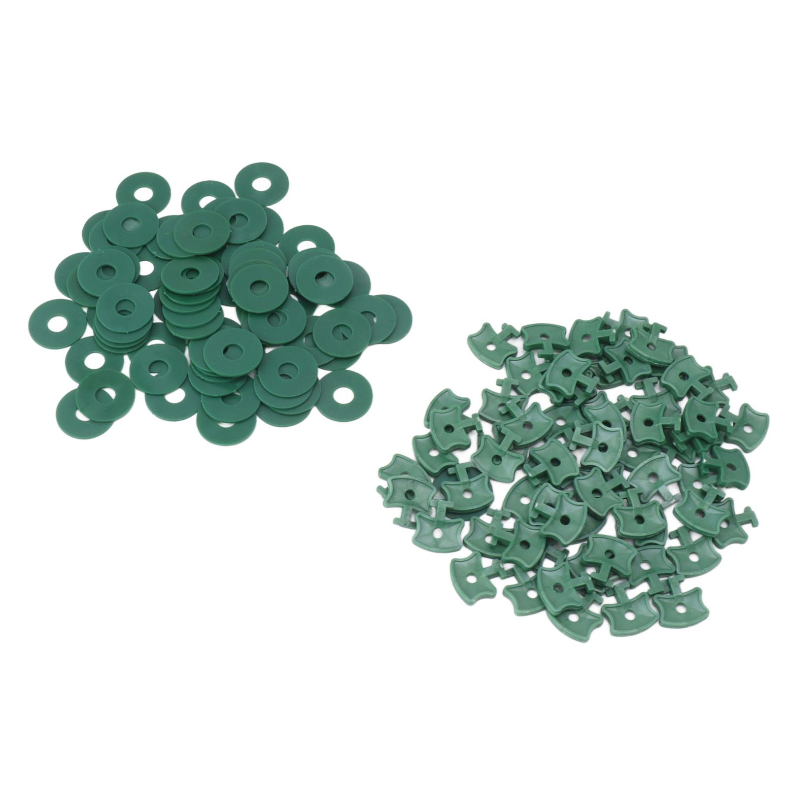 100PCS Greenhouse Twist Clips Plastic Shading Fixing Clips with Washers for Greenhouse Insulation Bubble Netting Wrap - Image 3
