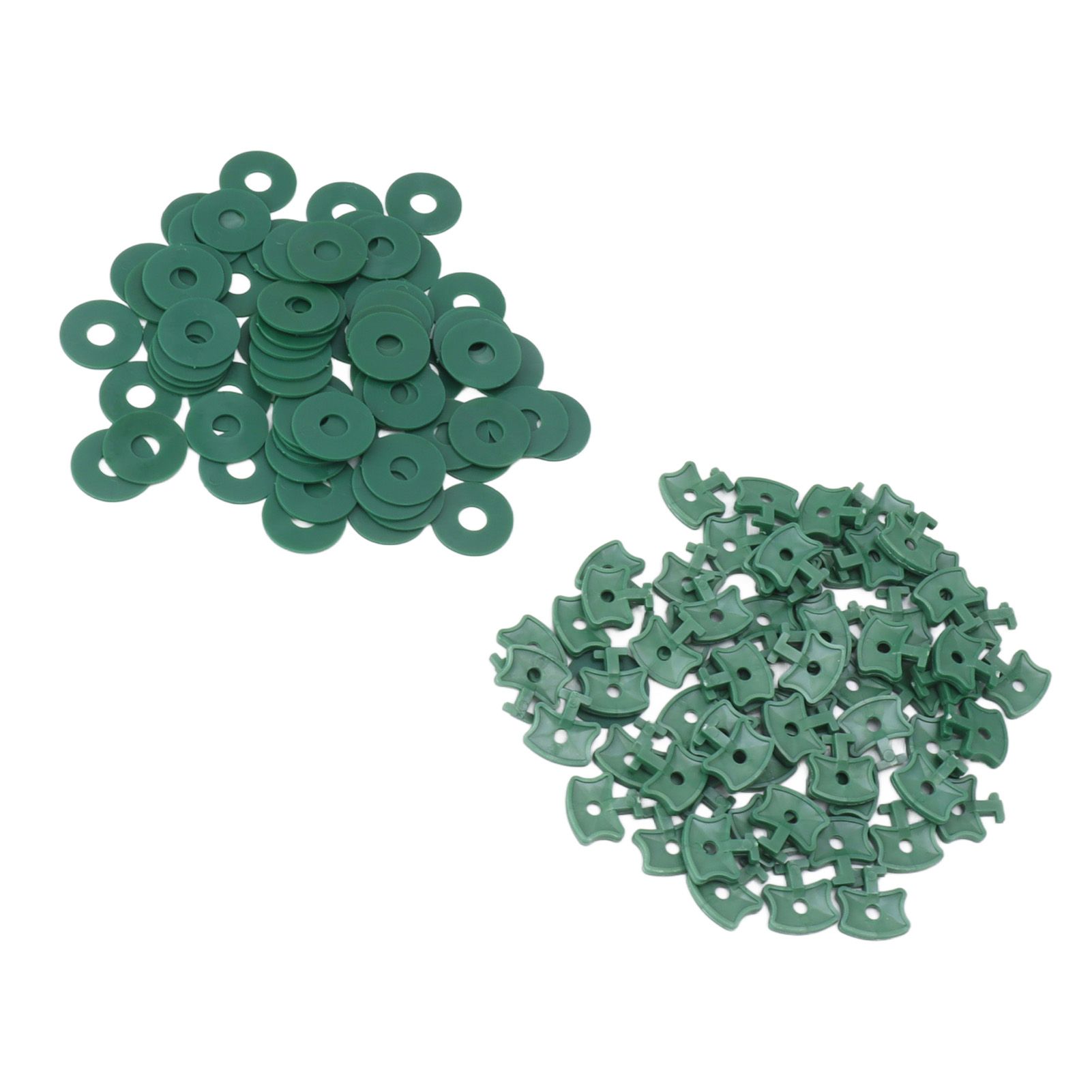 100PCS Greenhouse Twist Clips Plastic Shading Fixing Clips with Washers for Greenhouse Insulation Bubble Netting Wrap - Image 4