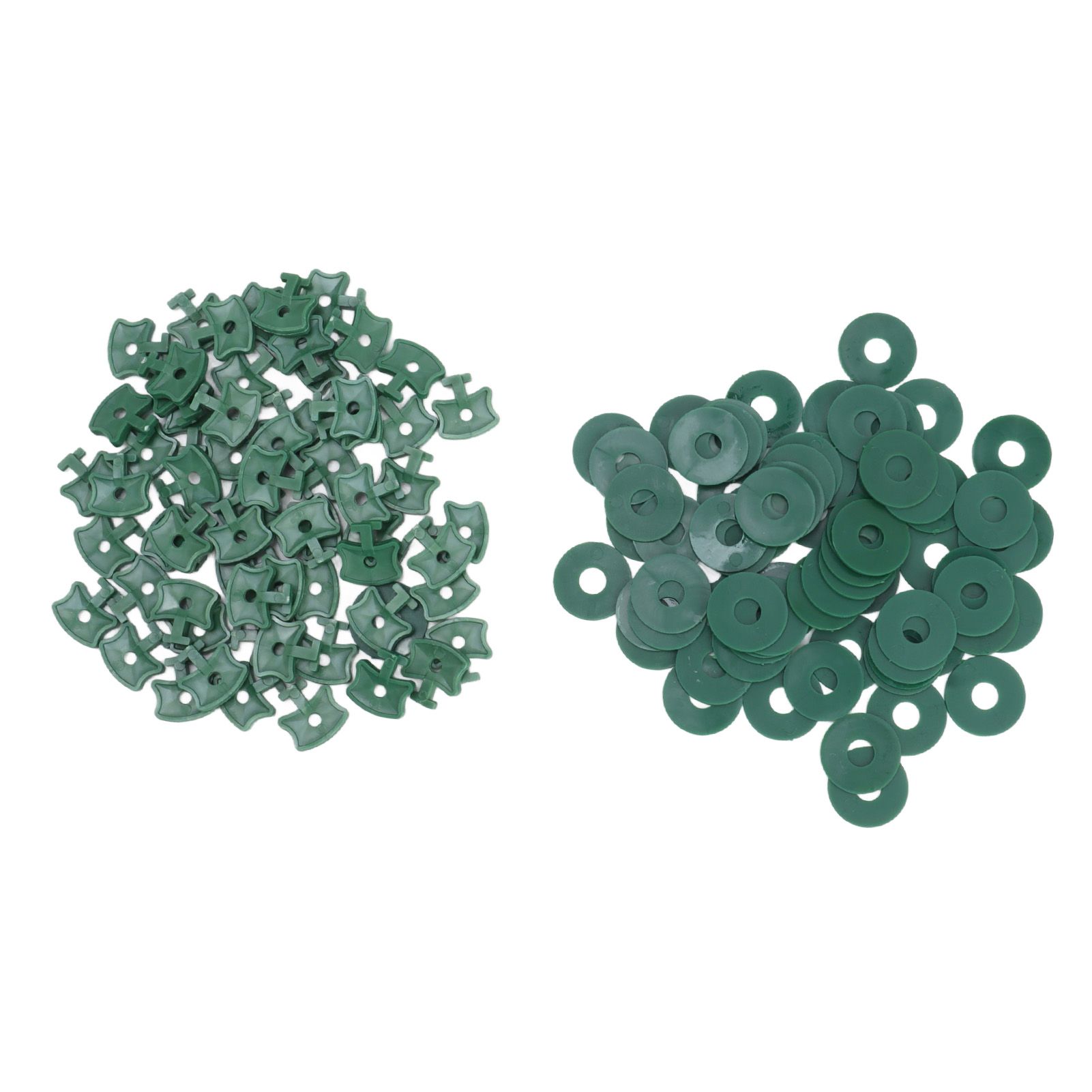 100PCS Greenhouse Twist Clips Plastic Shading Fixing Clips with Washers for Greenhouse Insulation Bubble Netting Wrap - Image 6