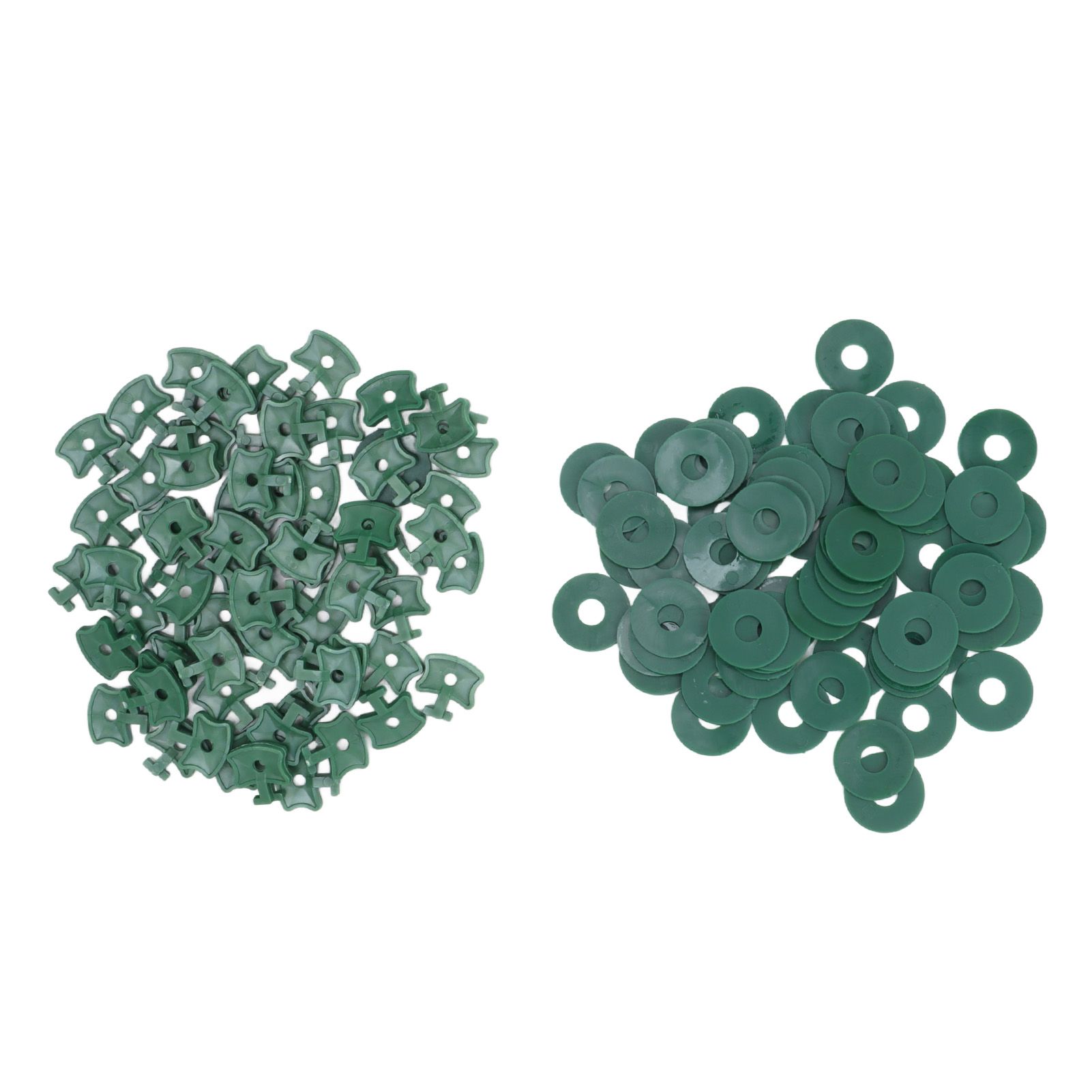 100PCS Greenhouse Twist Clips Plastic Shading Fixing Clips with Washers for Greenhouse Insulation Bubble Netting Wrap - Image 7