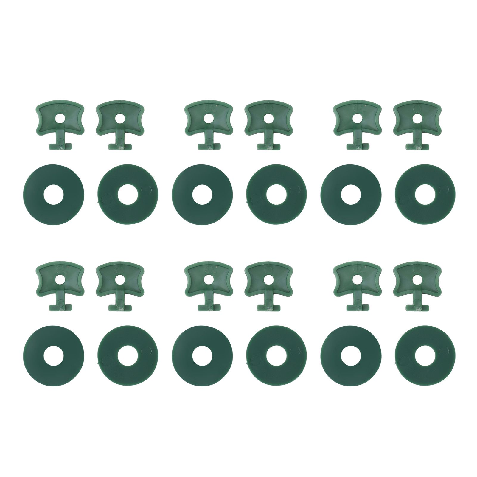 100PCS Greenhouse Twist Clips Plastic Shading Fixing Clips with Washers for Greenhouse Insulation Bubble Netting Wrap - Image 8
