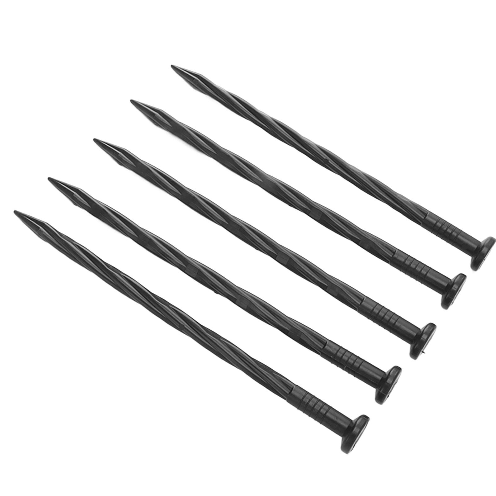 50Pcs Edging Stakes Spiral Nylon Landscape Anchoring Spikes for Paver Edging Weed Barriers Turf Tent - Image 3