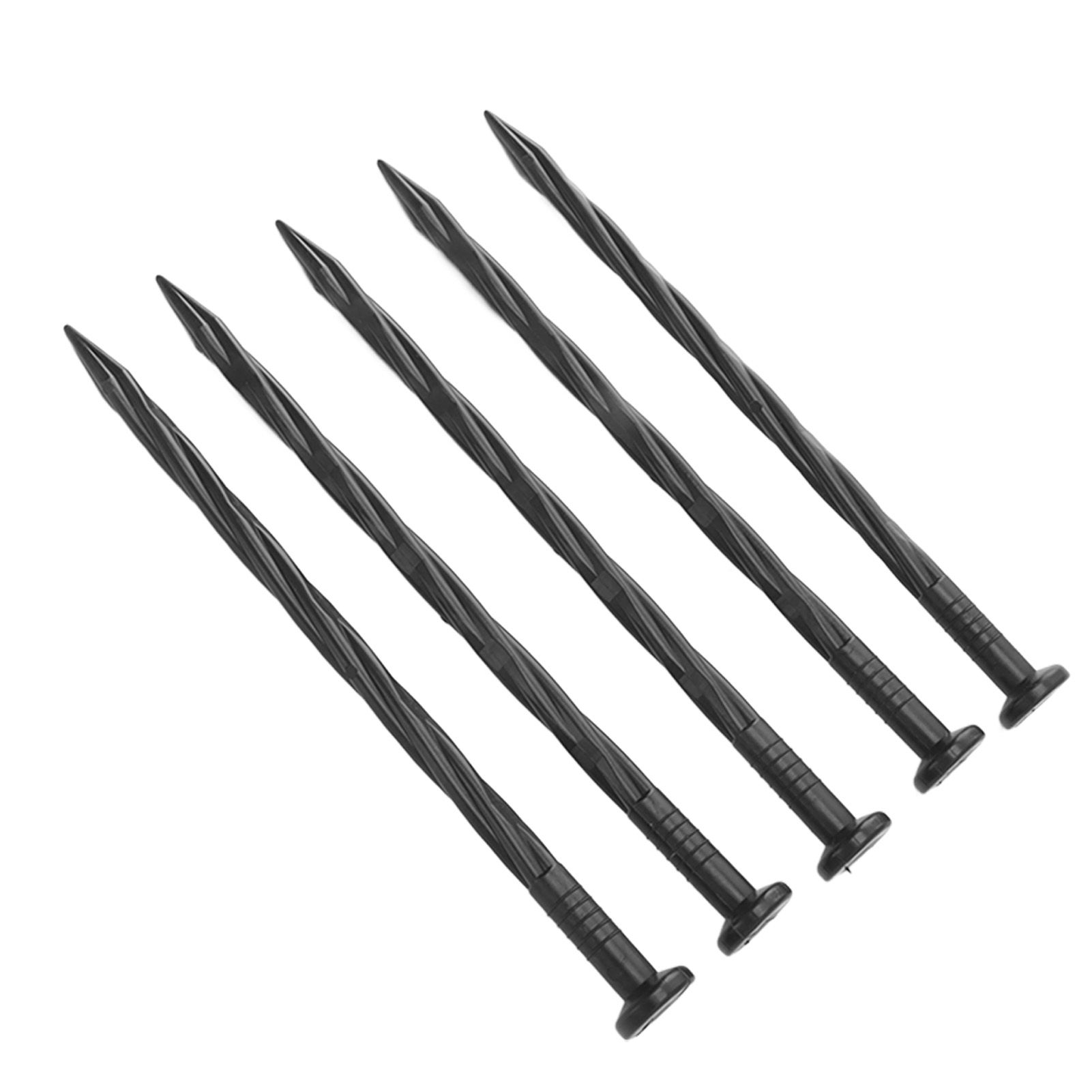 50Pcs Edging Stakes Spiral Nylon Landscape Anchoring Spikes for Paver Edging Weed Barriers Turf Tent - Image 4