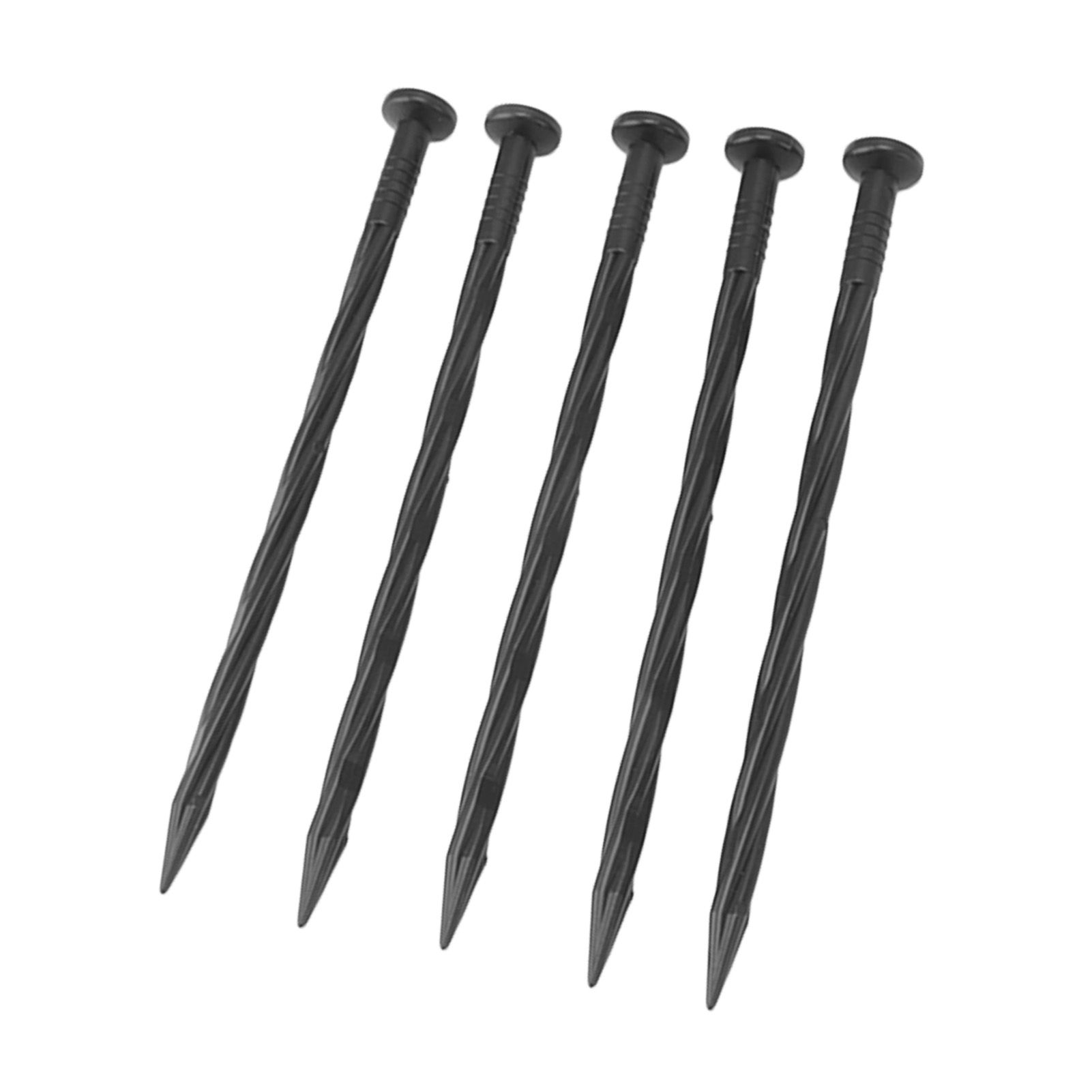 50Pcs Edging Stakes Spiral Nylon Landscape Anchoring Spikes for Paver Edging Weed Barriers Turf Tent - Image 5