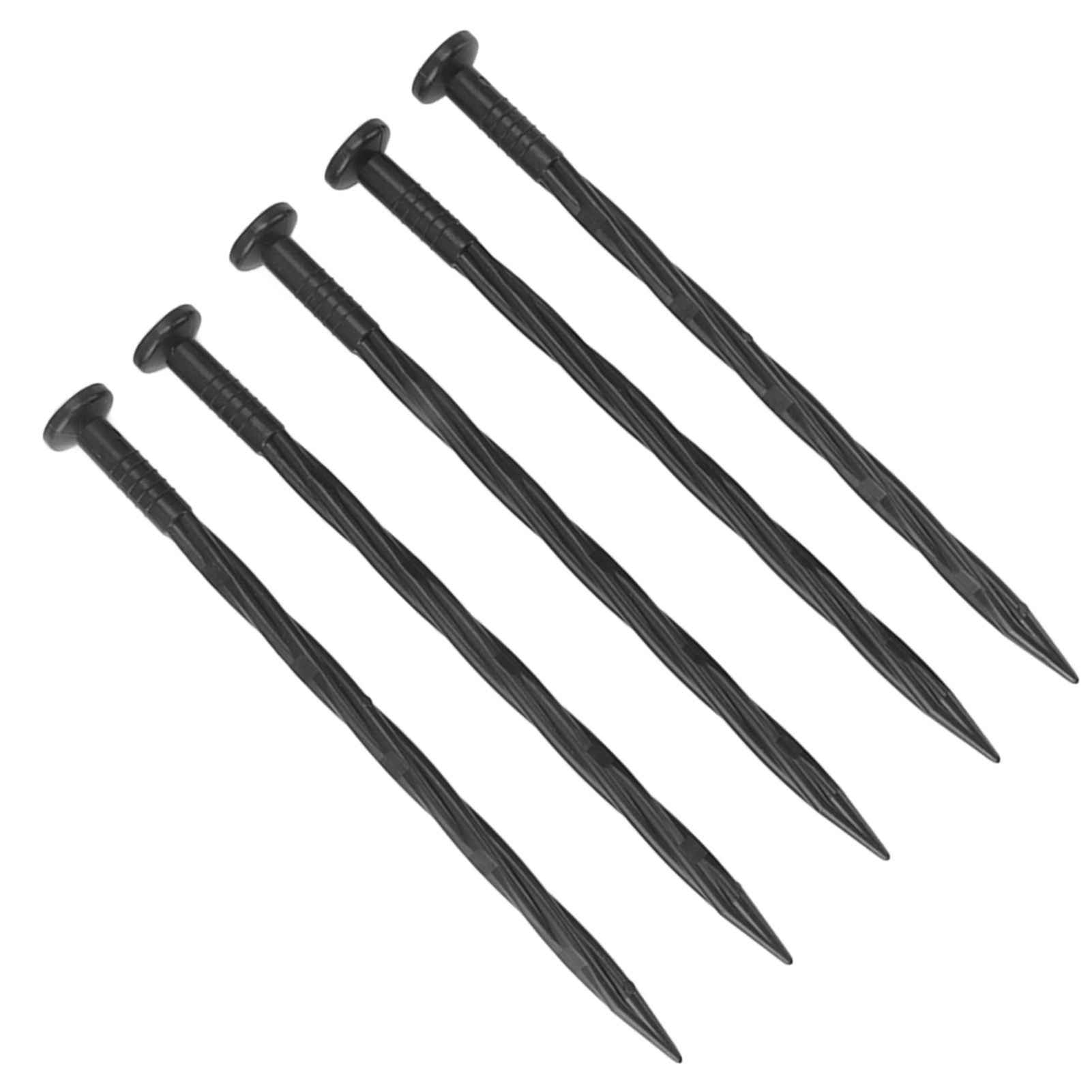 50Pcs Edging Stakes Spiral Nylon Landscape Anchoring Spikes for Paver Edging Weed Barriers Turf Tent - Image 8