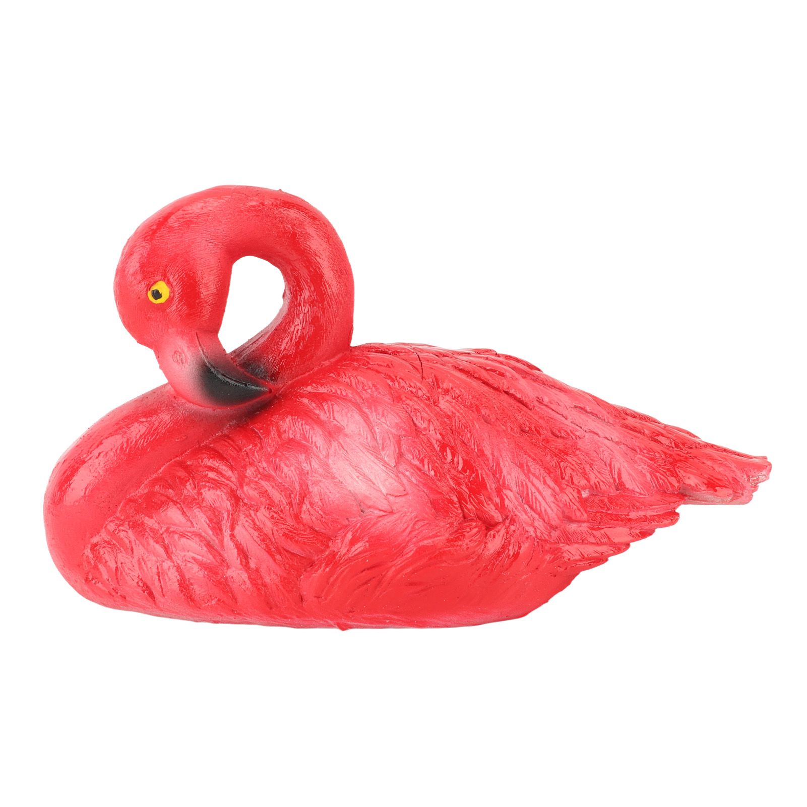 Flamingo Decorations Floating Flamingo Ornaments for Fish Pond Fish Tank Backyard Patio Lawn Small Red Resting Flamingo - Image 2