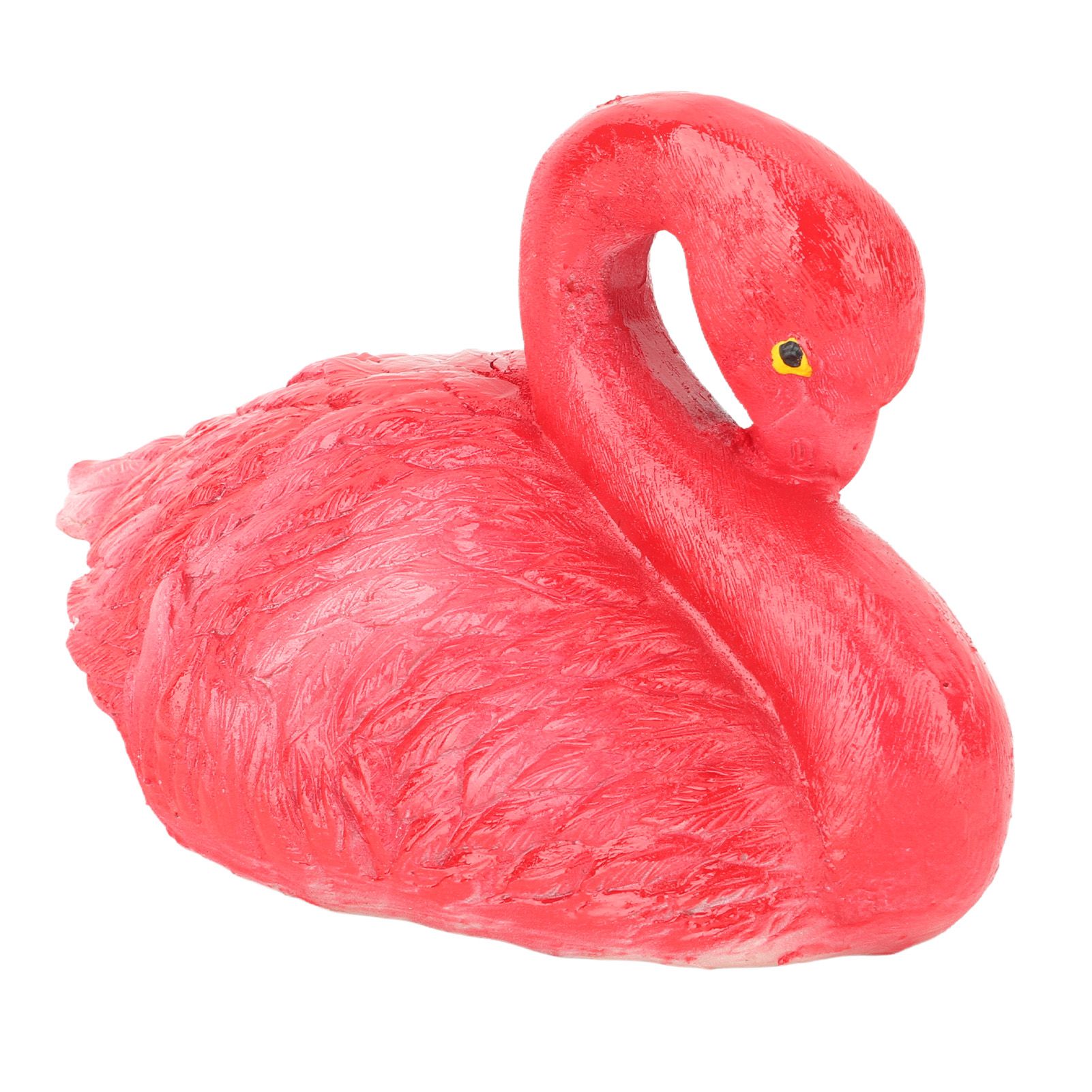 Flamingo Decorations Floating Flamingo Ornaments for Fish Pond Fish Tank Backyard Patio Lawn Small Red Resting Flamingo - Image 3