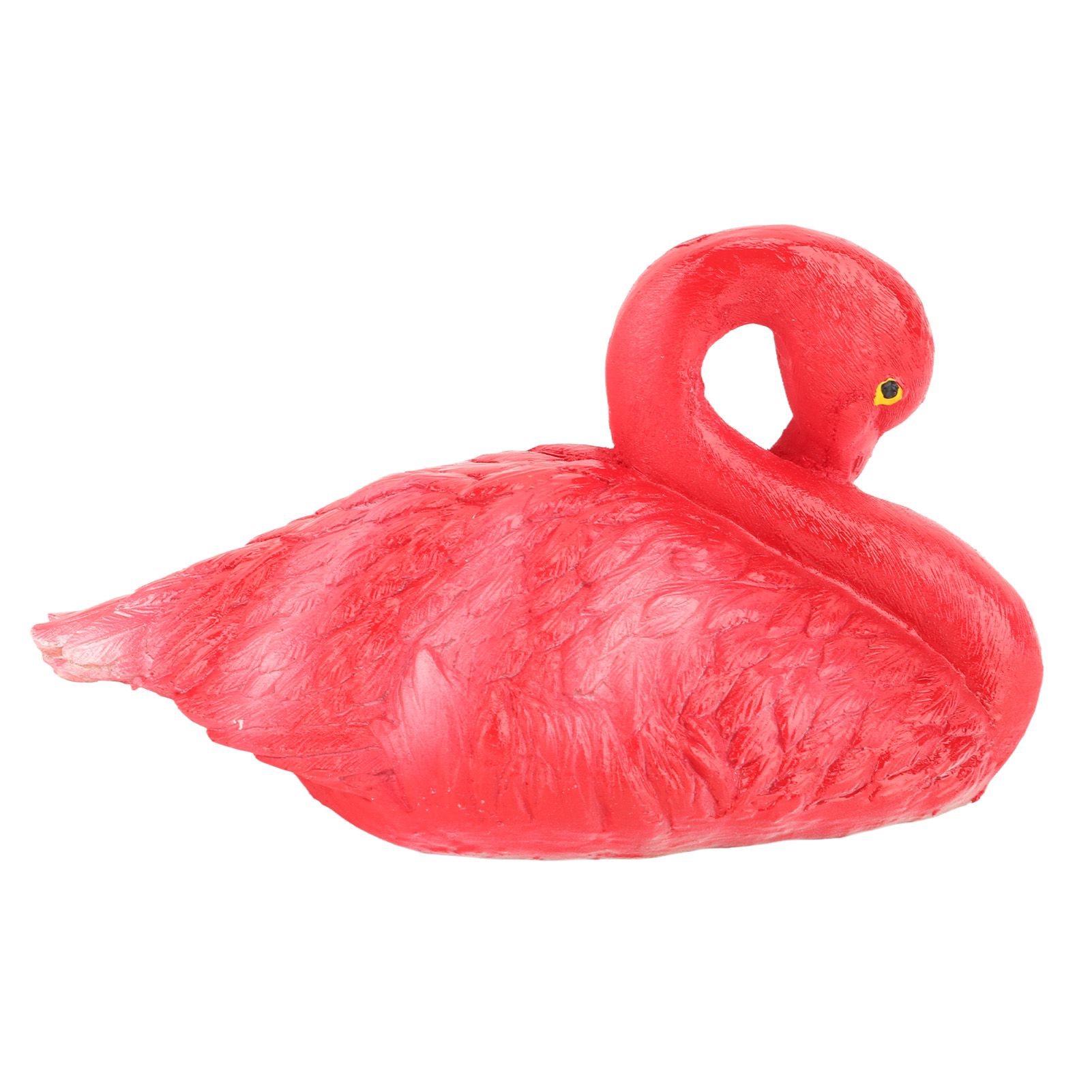 Flamingo Decorations Floating Flamingo Ornaments for Fish Pond Fish Tank Backyard Patio Lawn Small Red Resting Flamingo - Image 5